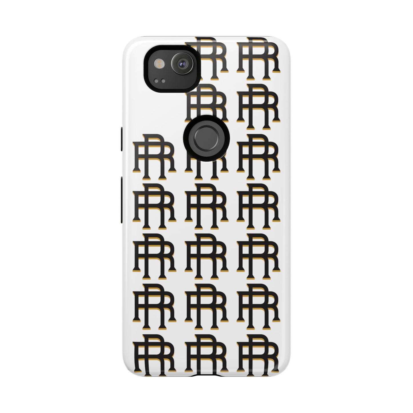 Rise & Roam RR Logo Tough Phone Case - White