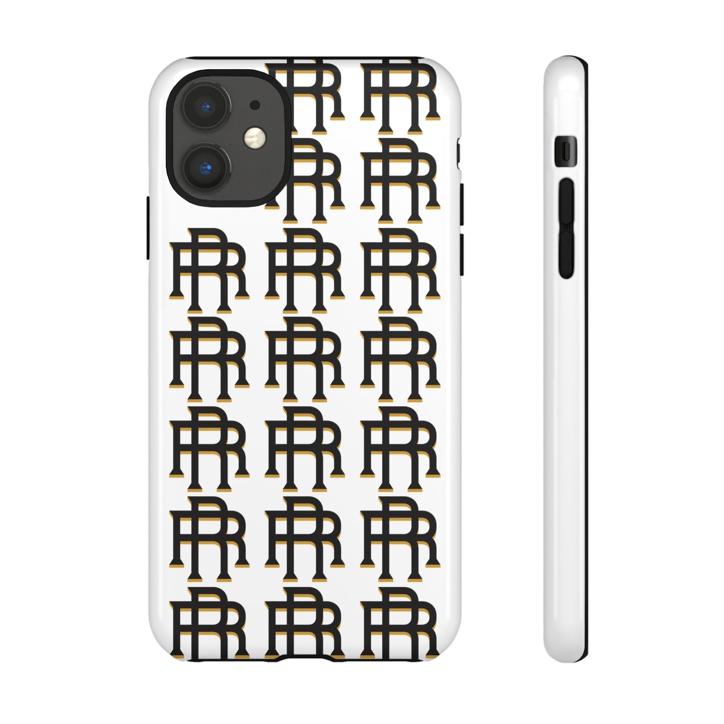 Rise & Roam RR Logo Tough Phone Case - White