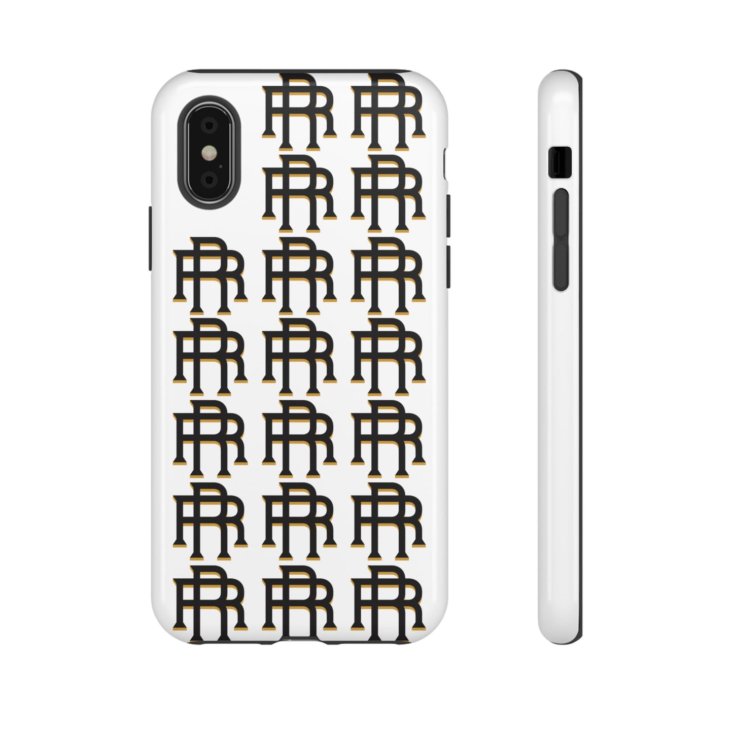 Rise & Roam RR Logo Tough Phone Case - White
