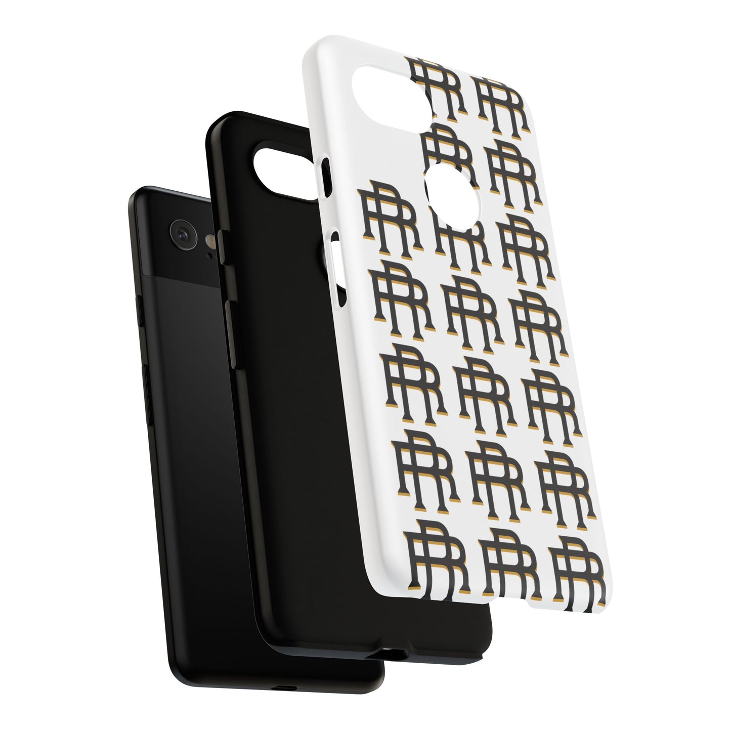 Rise & Roam RR Logo Tough Phone Case - White