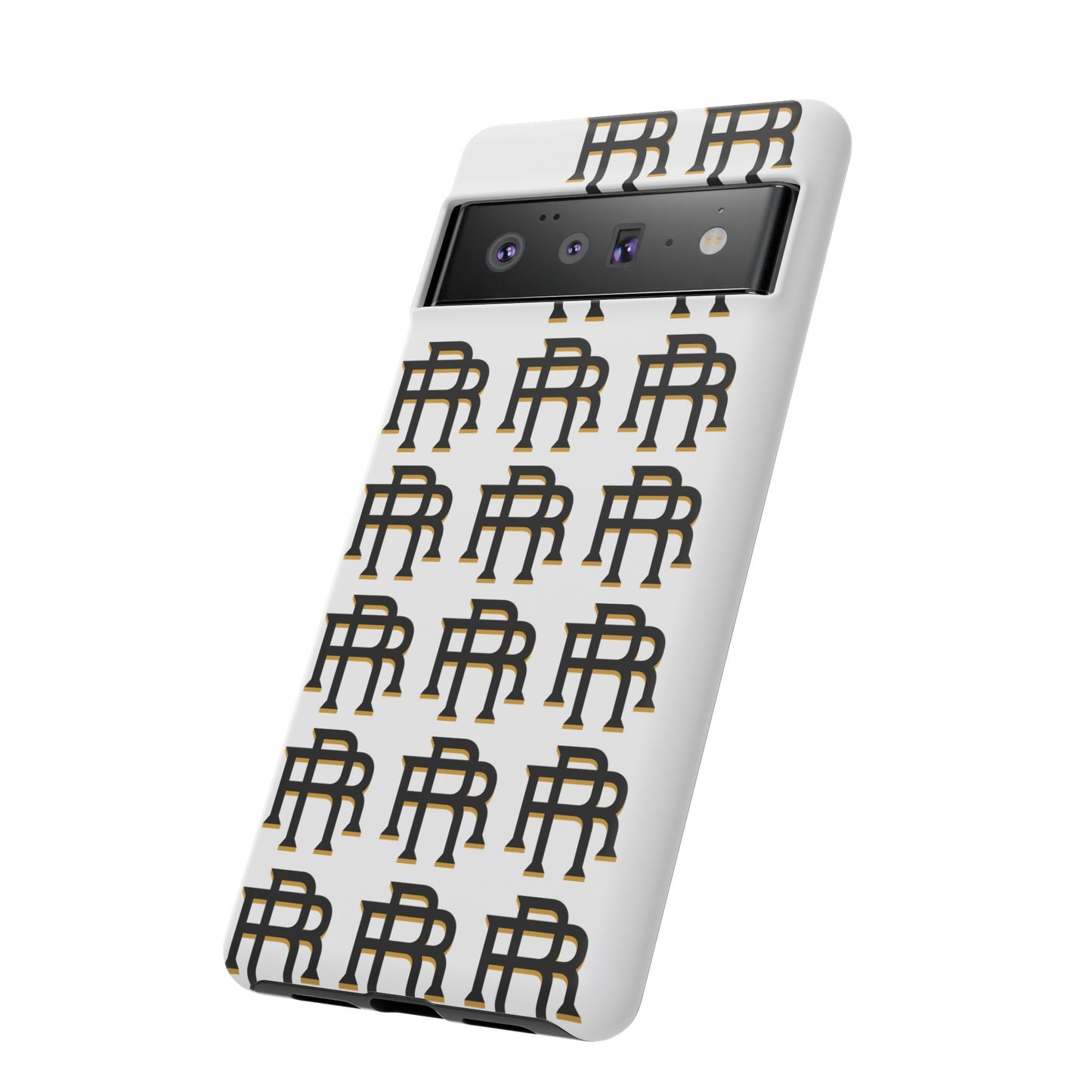 Rise & Roam RR Logo Tough Phone Case - White