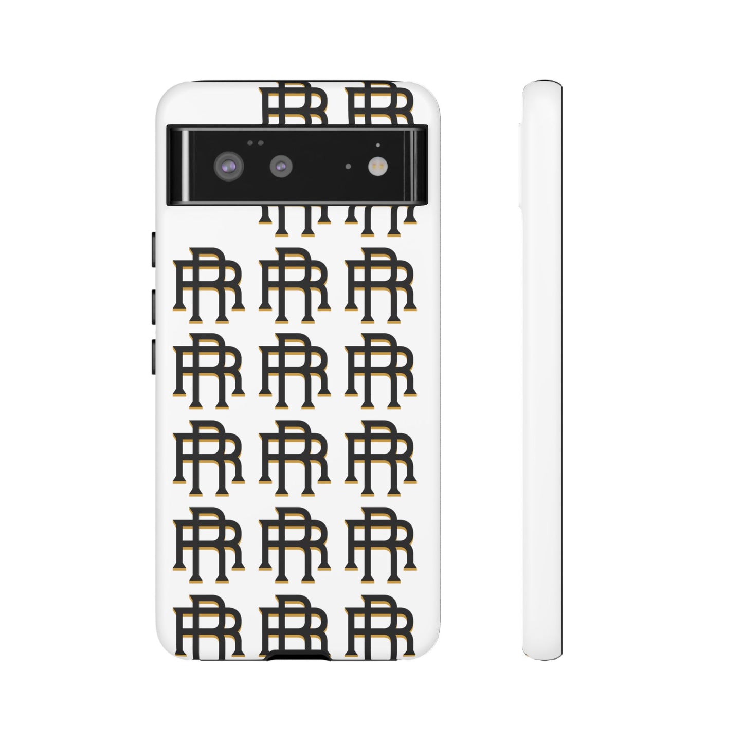 Rise & Roam RR Logo Tough Phone Case - White