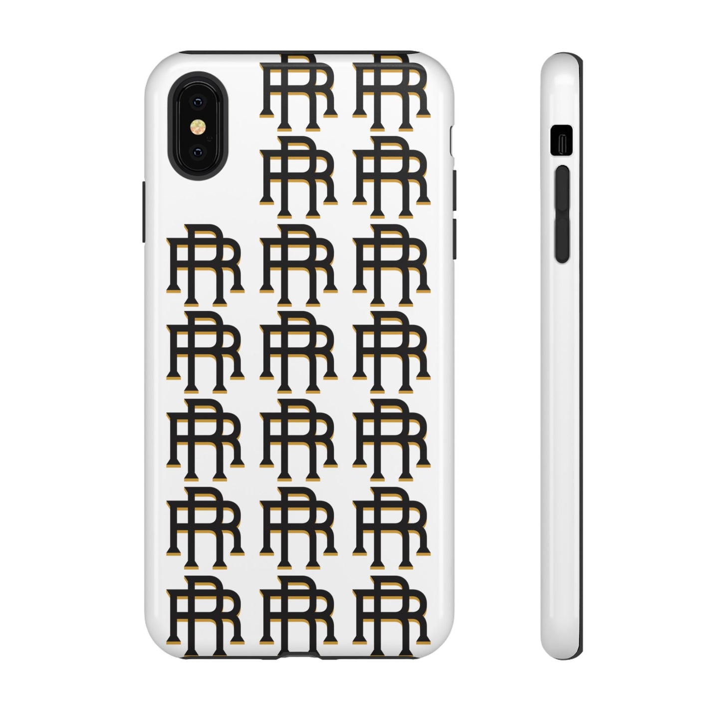 Rise & Roam RR Logo Tough Phone Case - White