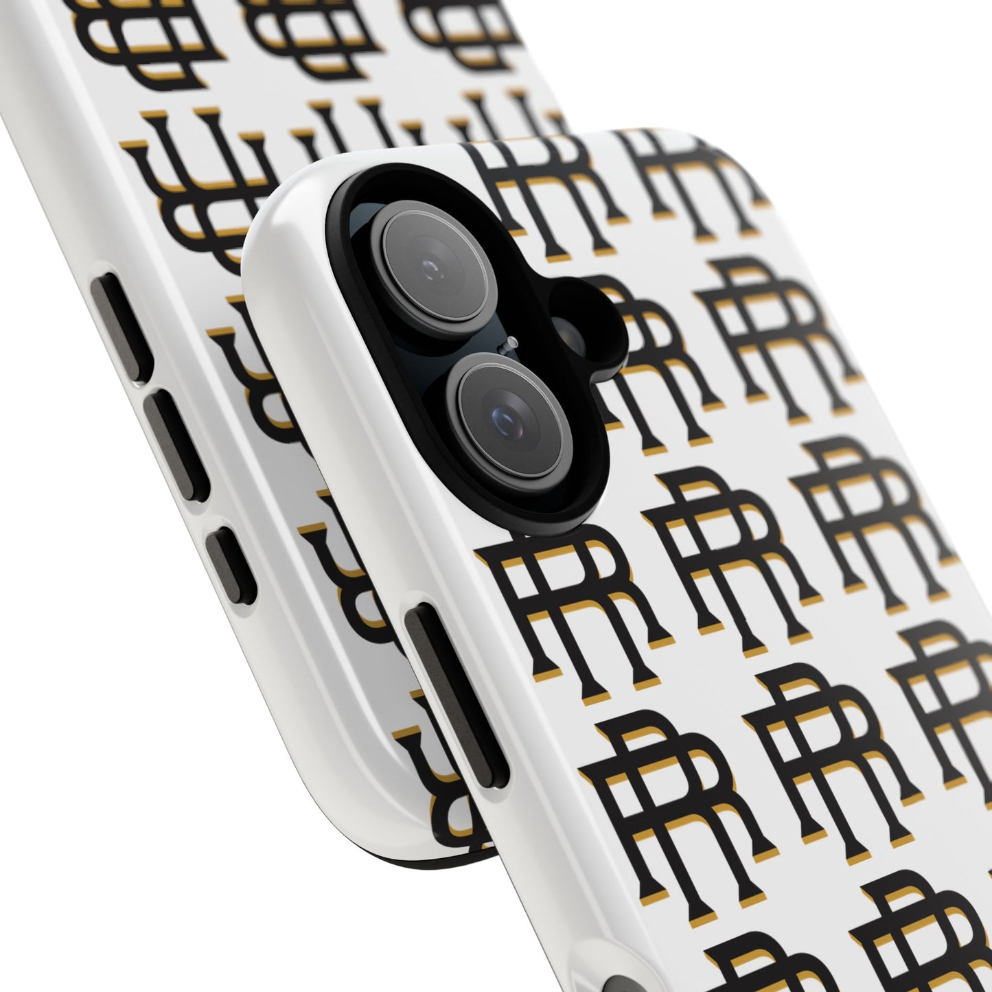 Rise & Roam RR Logo Tough Phone Case - White