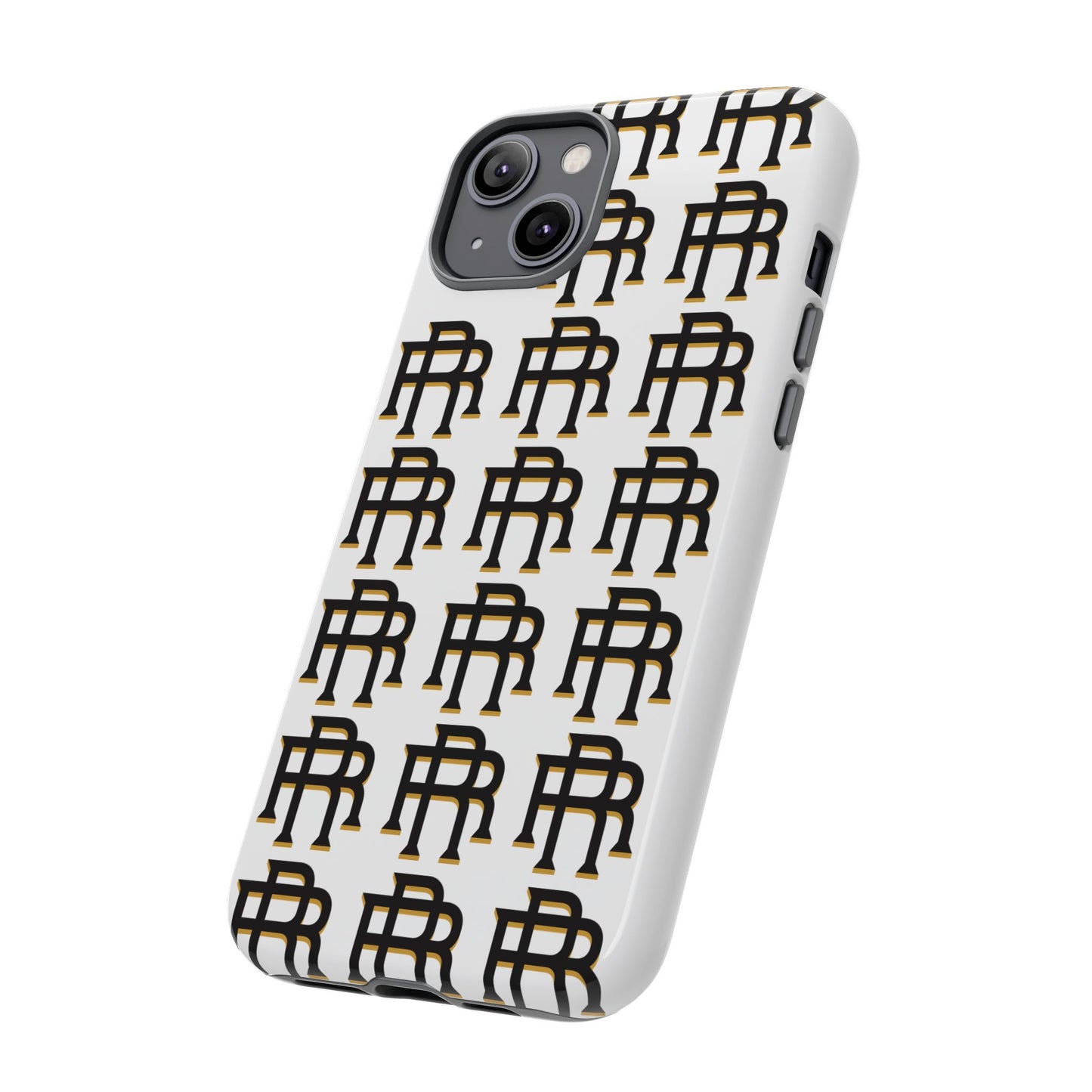 Rise & Roam RR Logo Tough Phone Case - White