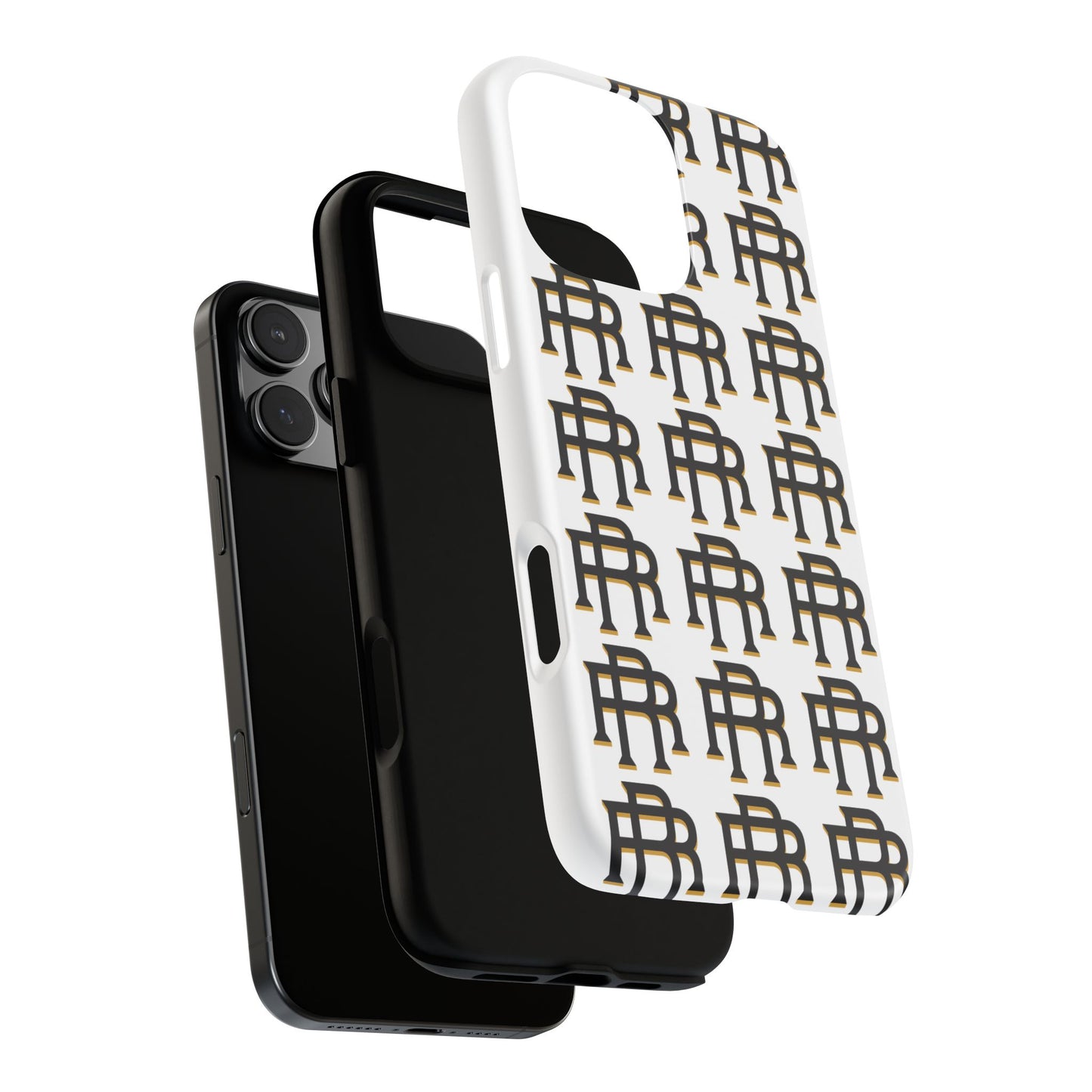 Rise & Roam RR Logo Tough Phone Case - White