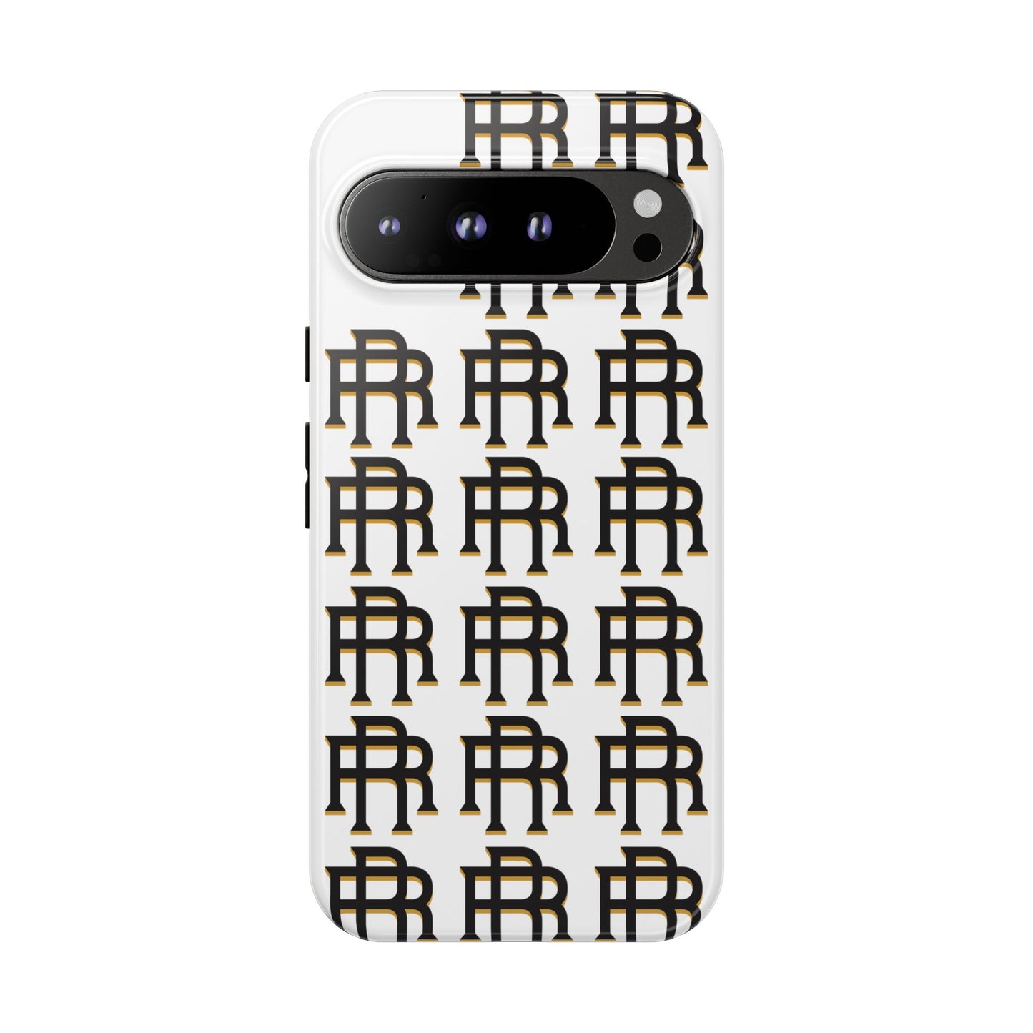 Rise & Roam RR Logo Tough Phone Case - White