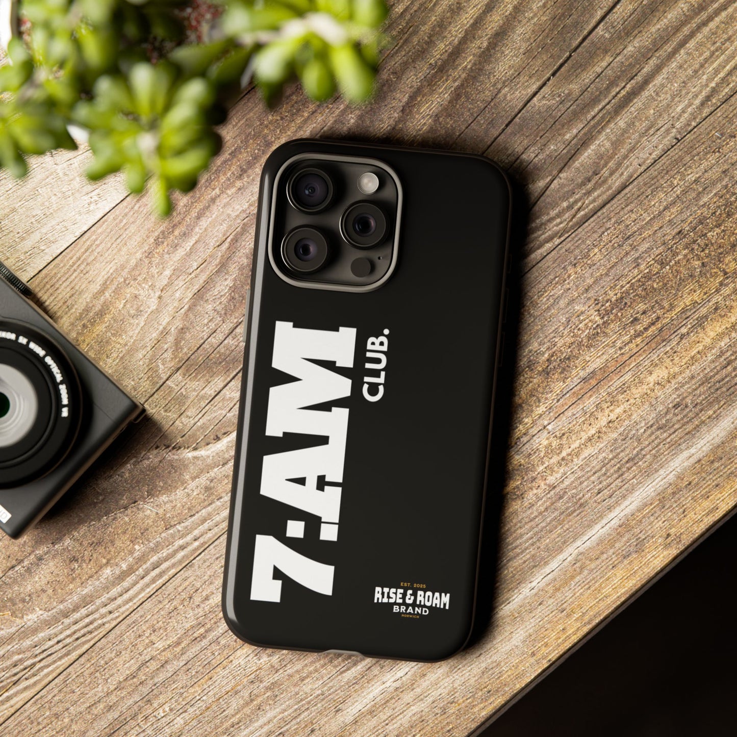 7-AM Club - Rise & Roam Brand Movement - Bold Phone Case