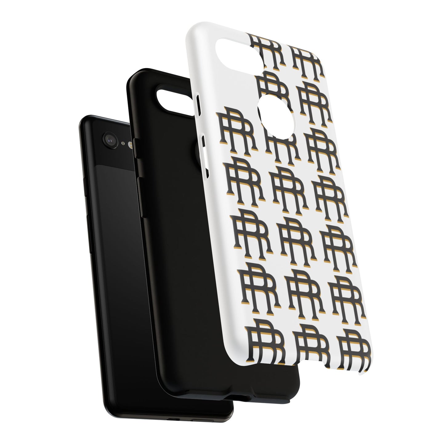 Rise & Roam RR Logo Tough Phone Case - White