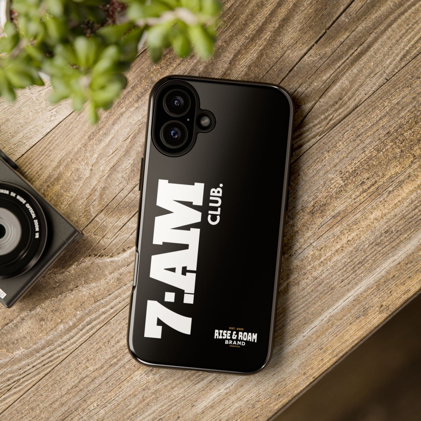 7-AM Club - Rise & Roam Brand Movement - Bold Phone Case