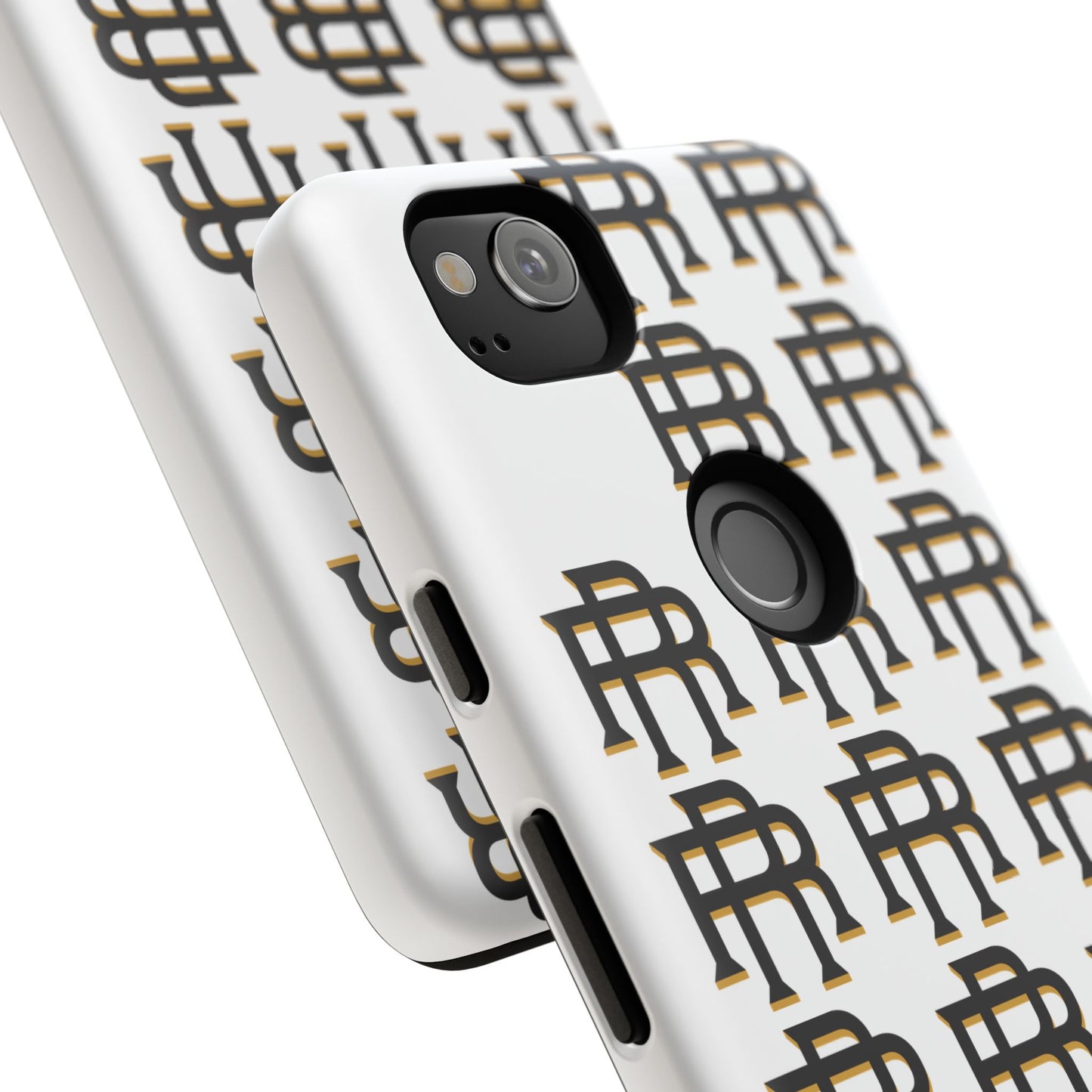 Rise & Roam RR Logo Tough Phone Case - White