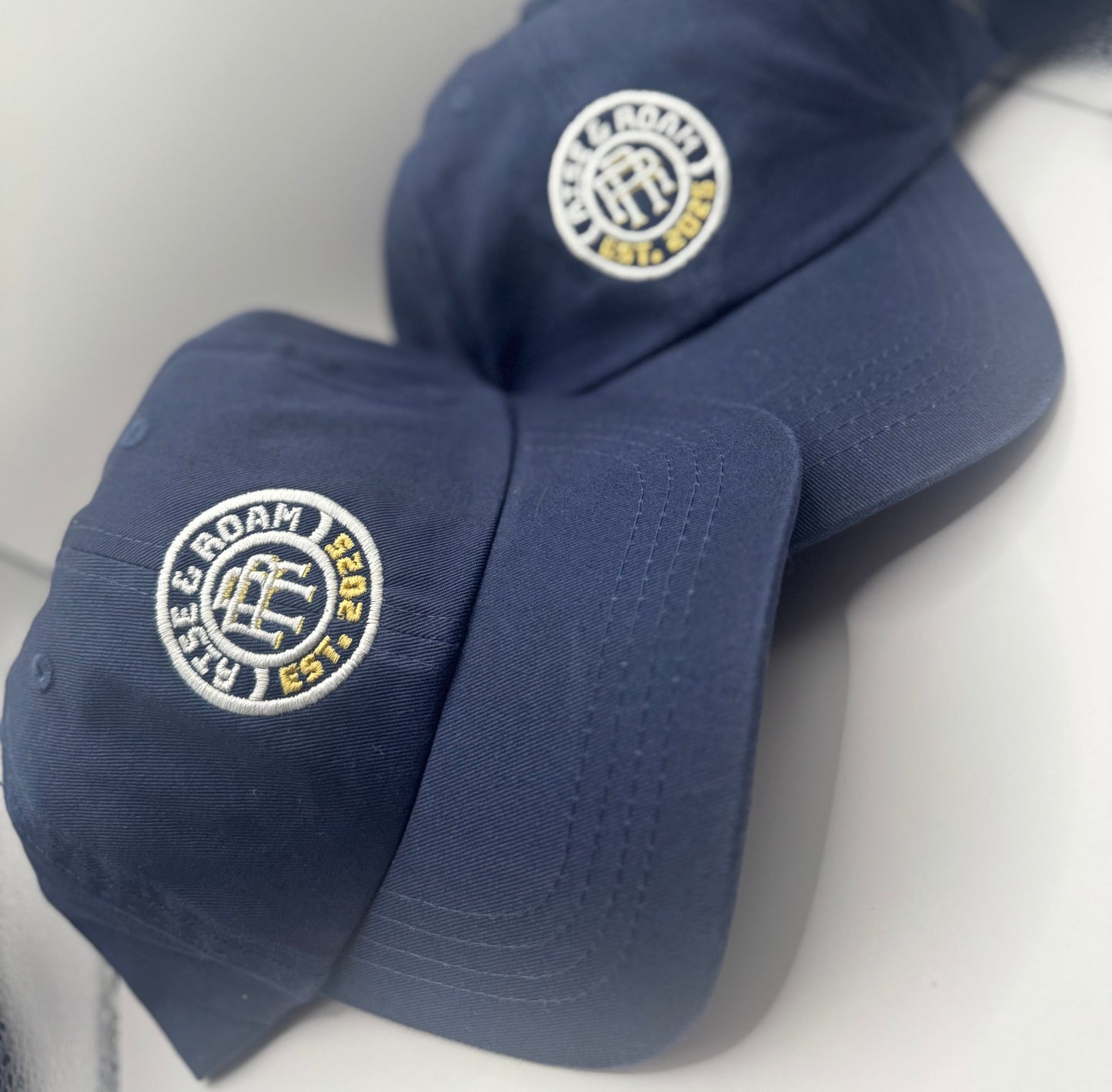 Rise & Roam Brand - Classic Logo Dad Caps.