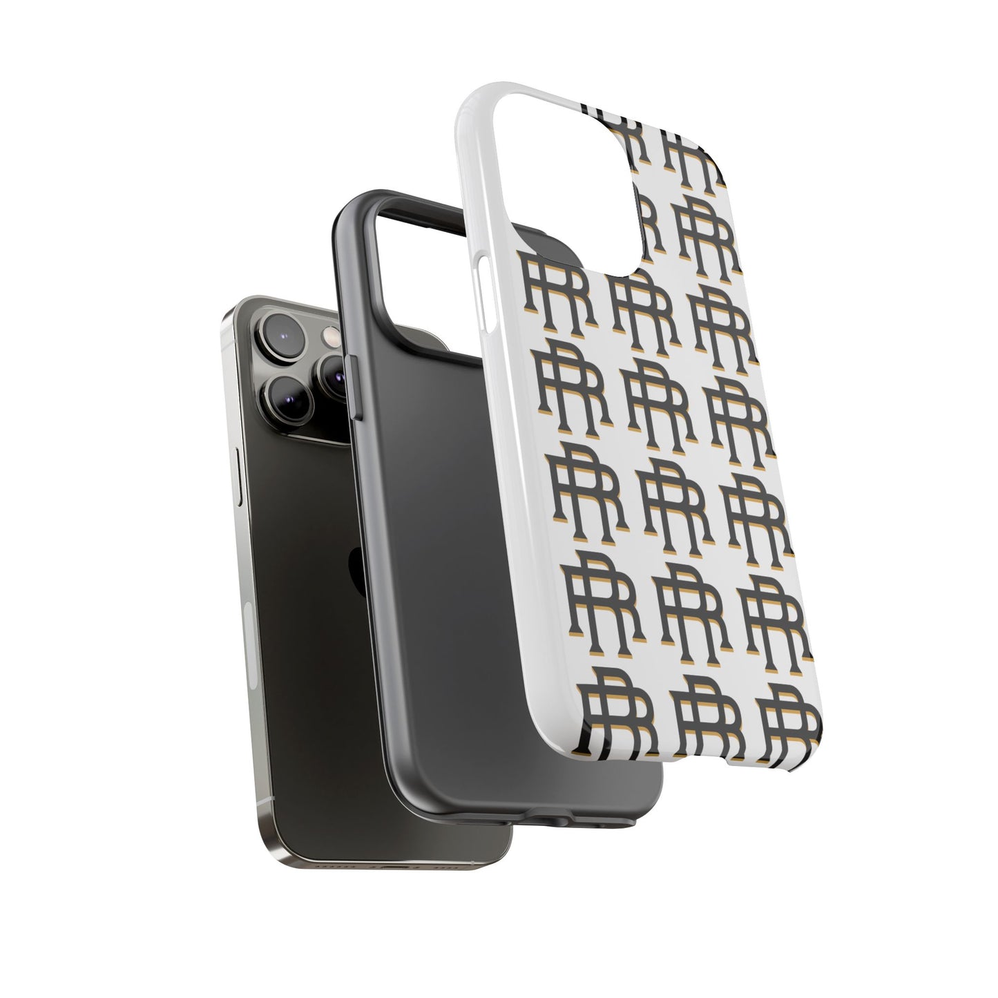 Rise & Roam RR Logo Tough Phone Case - White