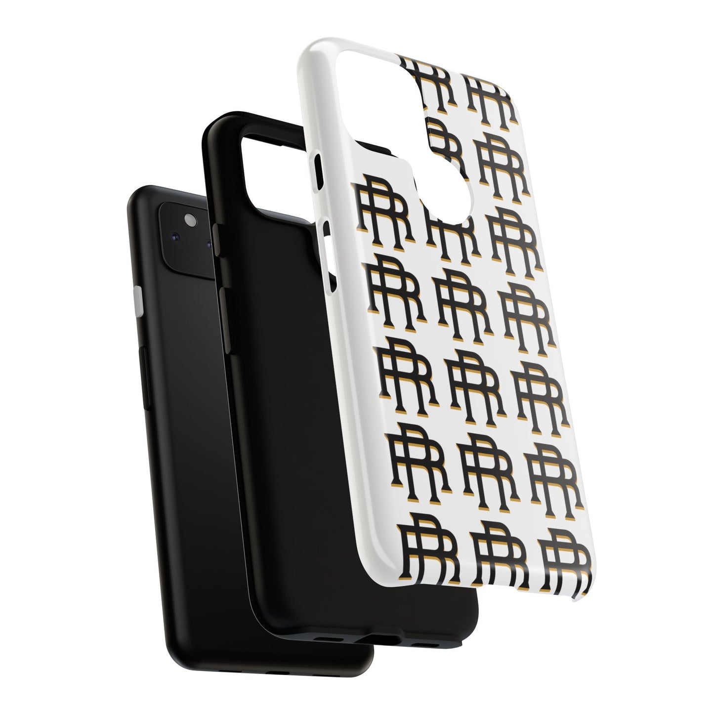 Rise & Roam RR Logo Tough Phone Case - White