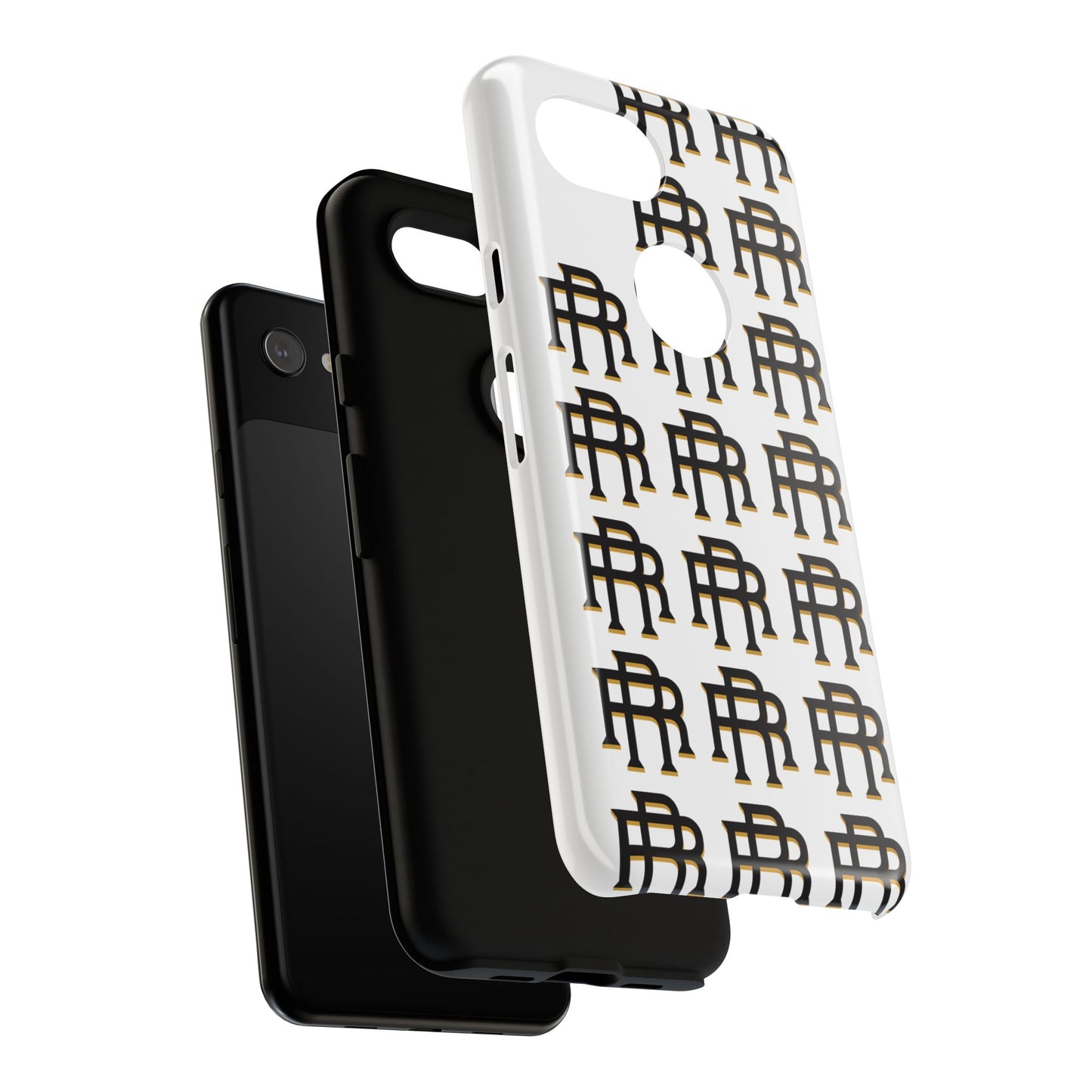 Rise & Roam RR Logo Tough Phone Case - White
