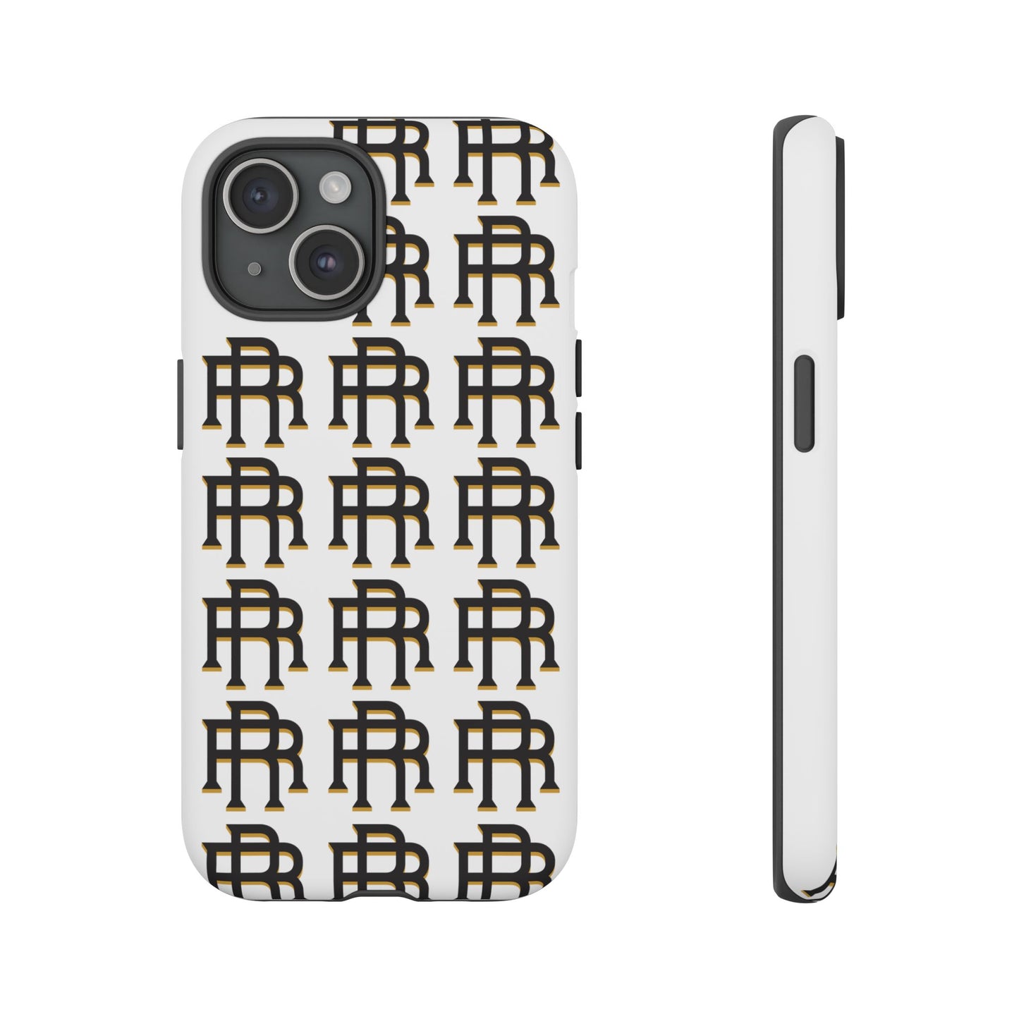 Rise & Roam RR Logo Tough Phone Case - White