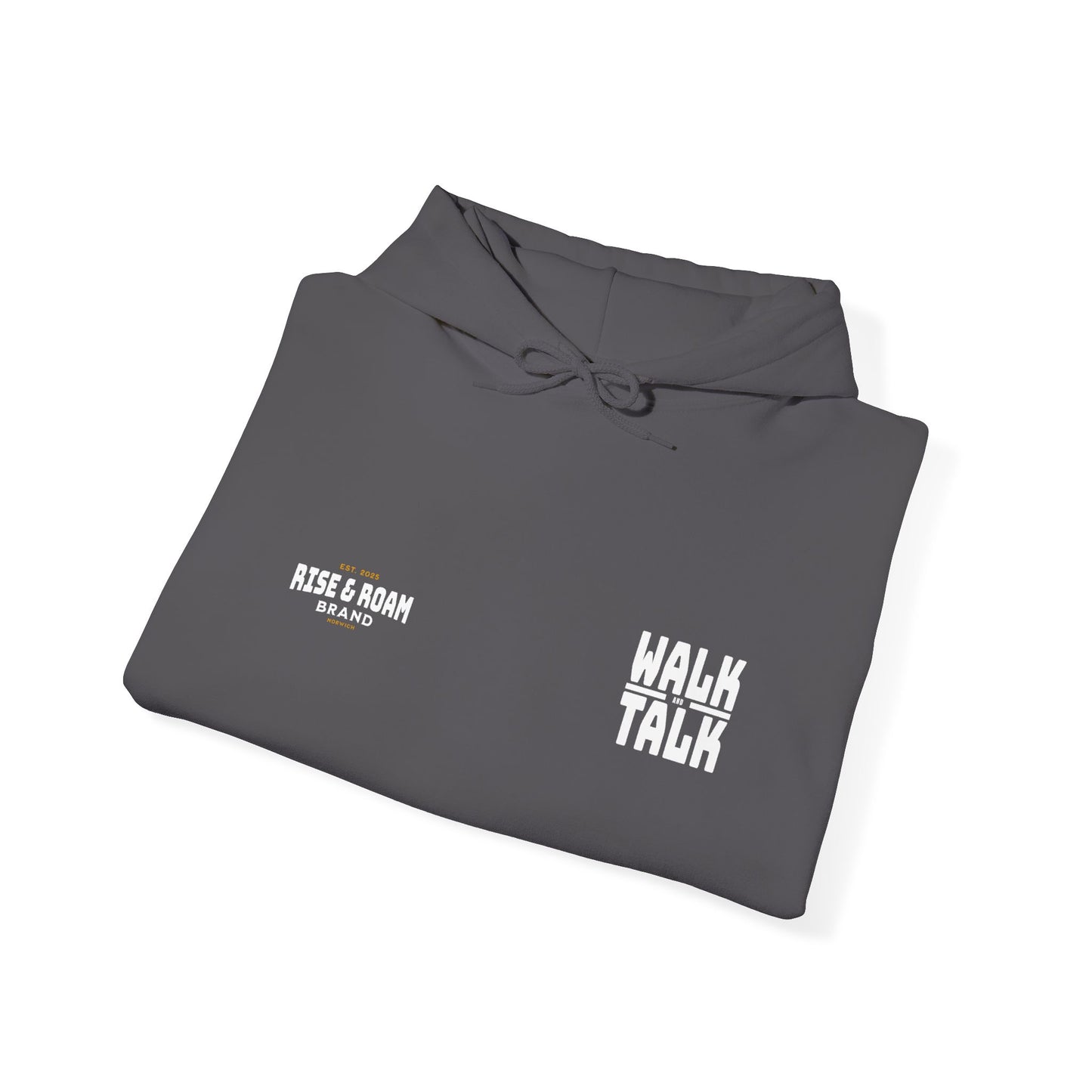 Rise & Roam Brand - MENS Walk and Talk Heavy Blend™ Hooded Sweatshirt