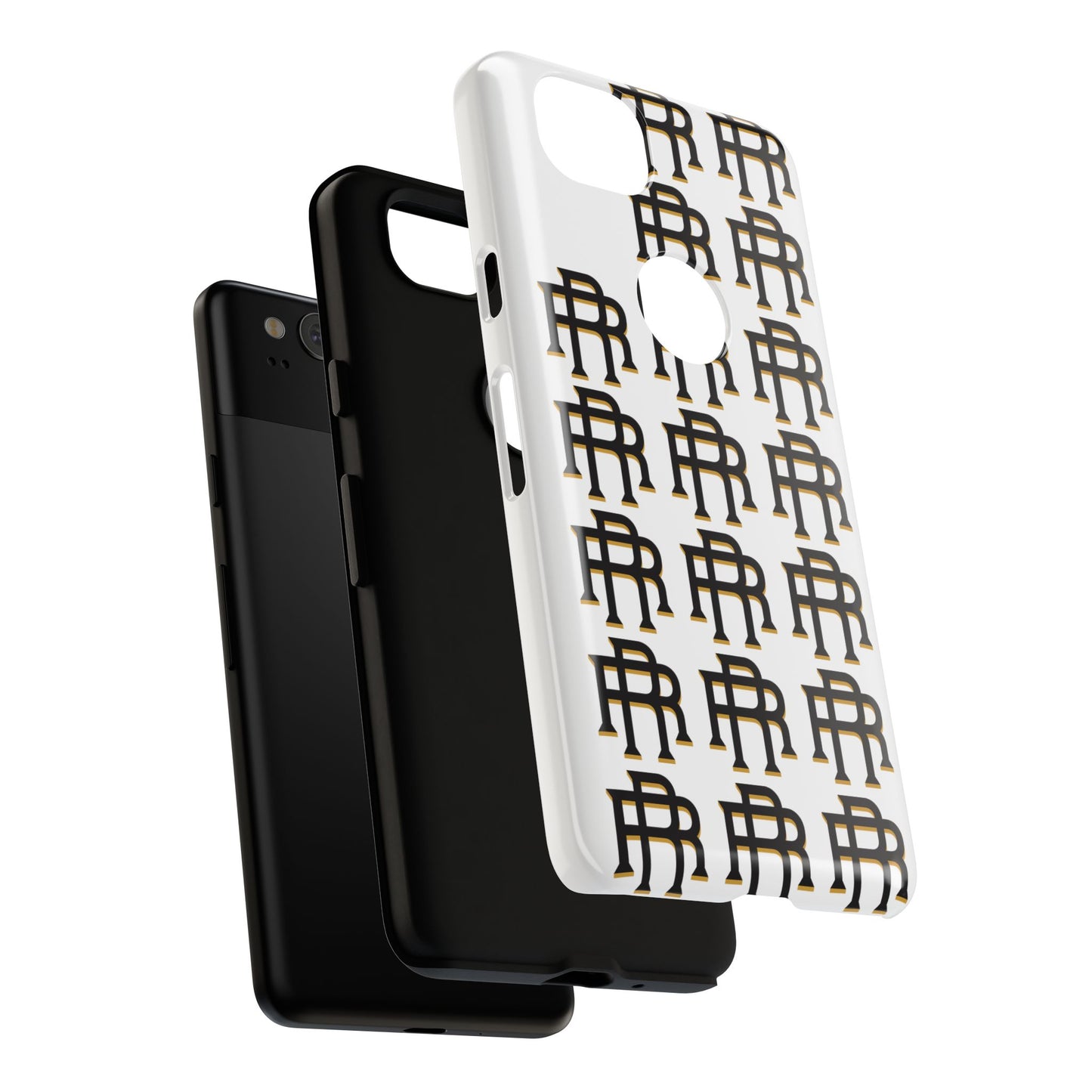 Rise & Roam RR Logo Tough Phone Case - White