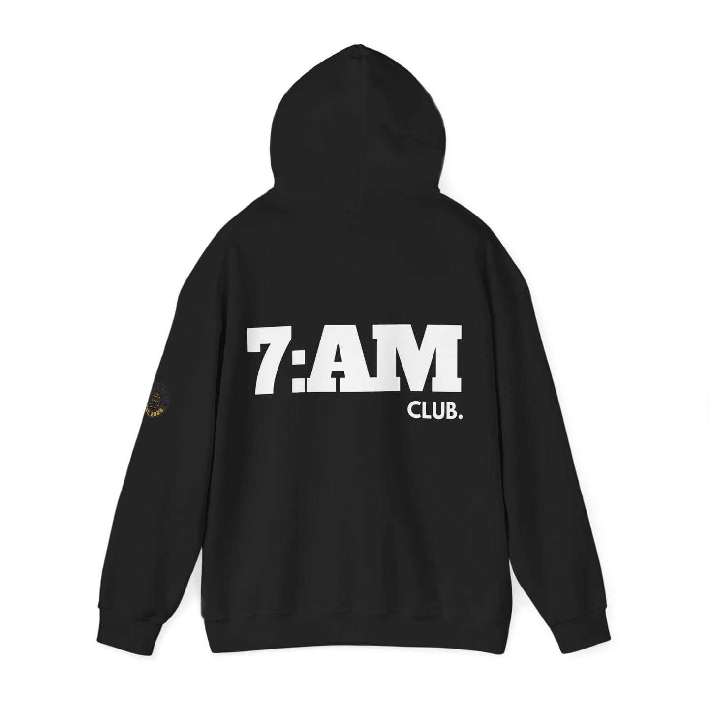 7 AM Club x Rise & Roam Brand Unisex Heavy Blend Hoodie.