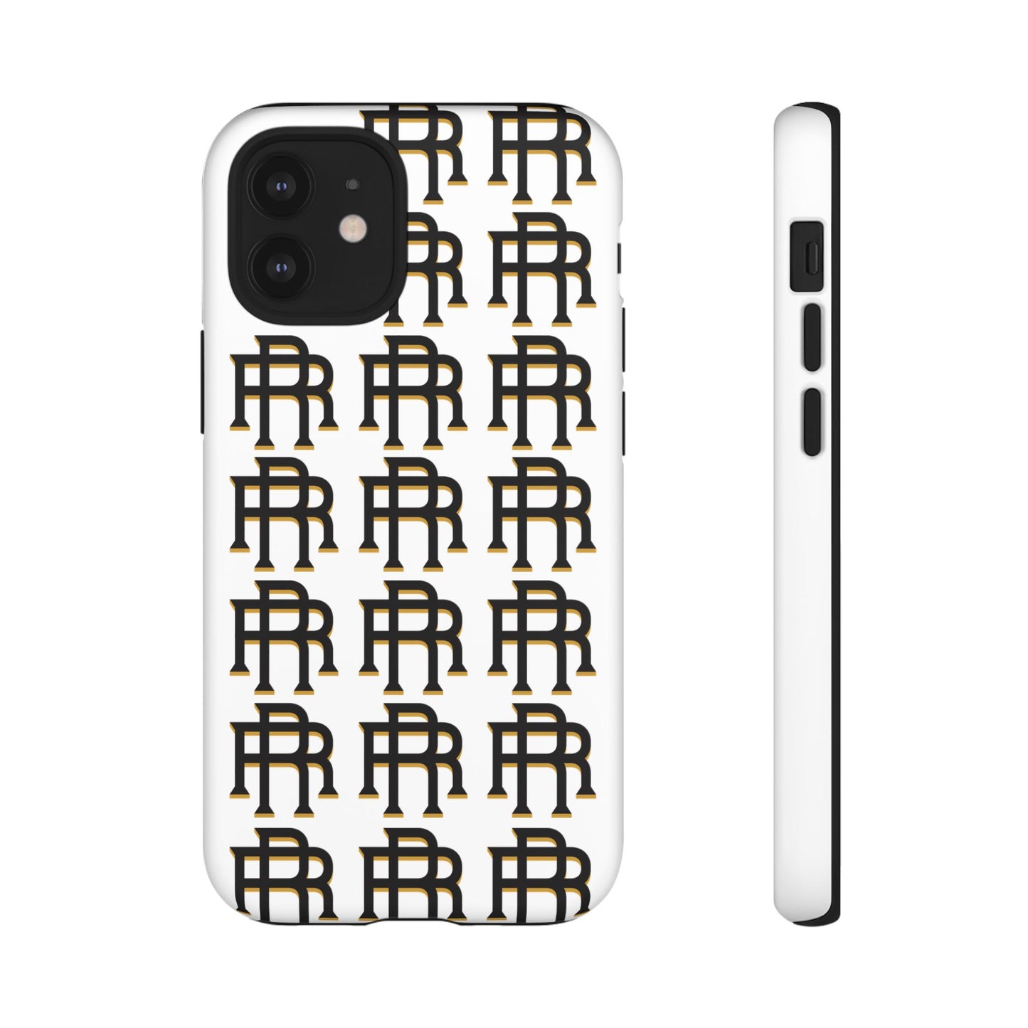 Rise & Roam RR Logo Tough Phone Case - White