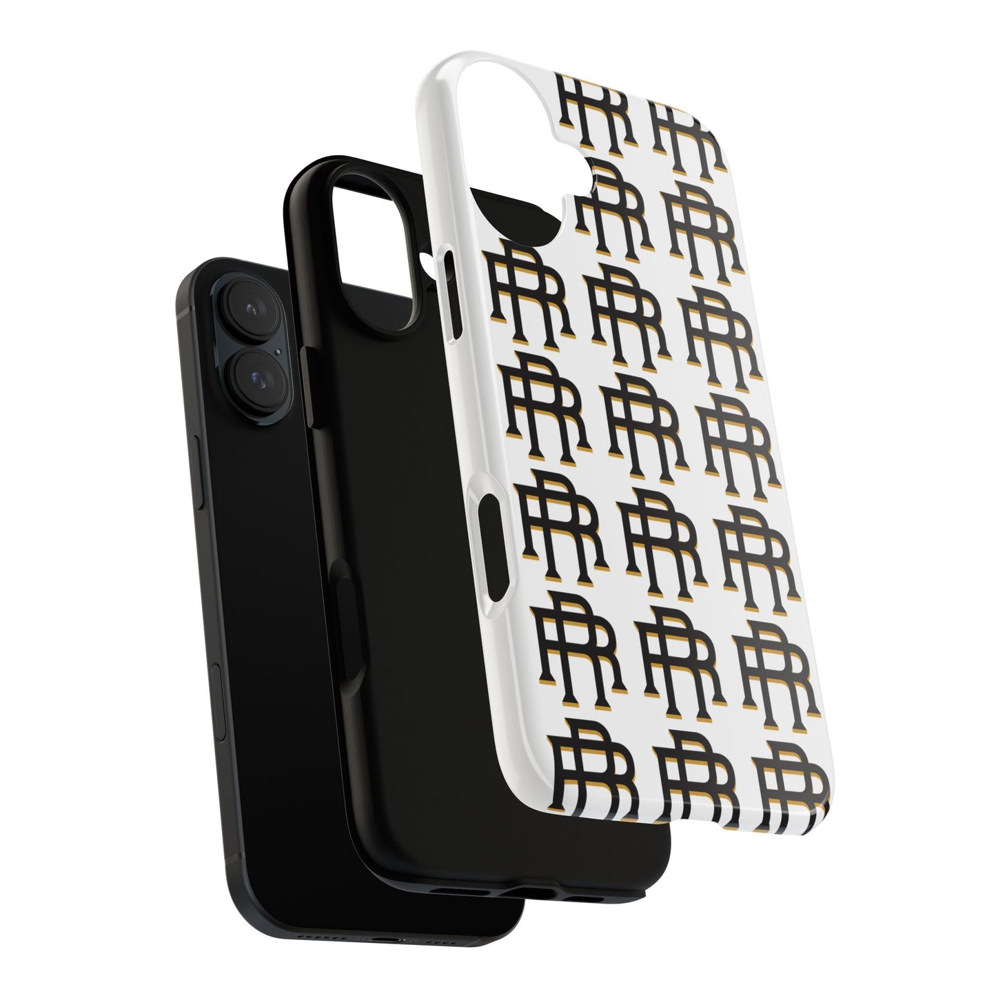 Rise & Roam RR Logo Tough Phone Case - White