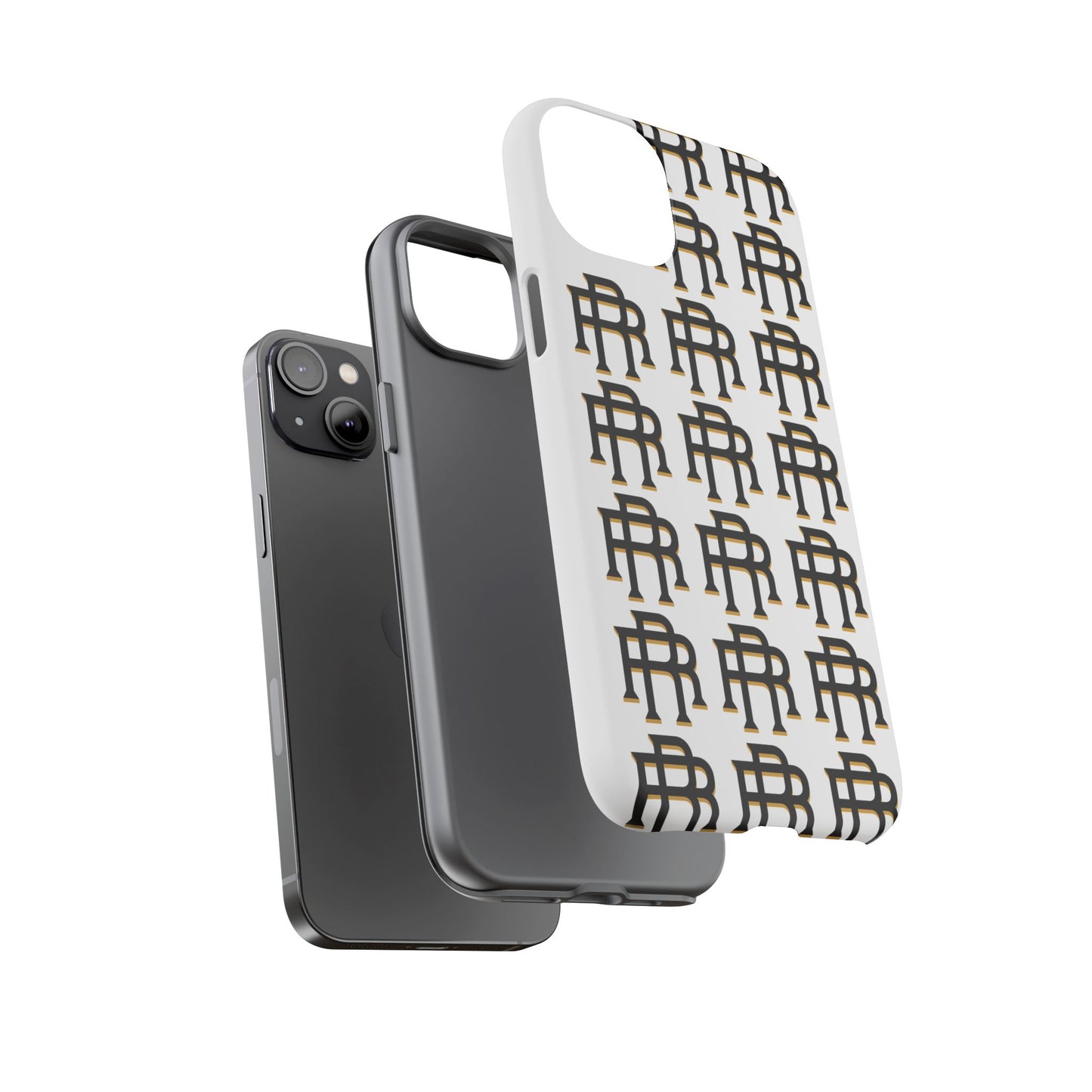 Rise & Roam RR Logo Tough Phone Case - White