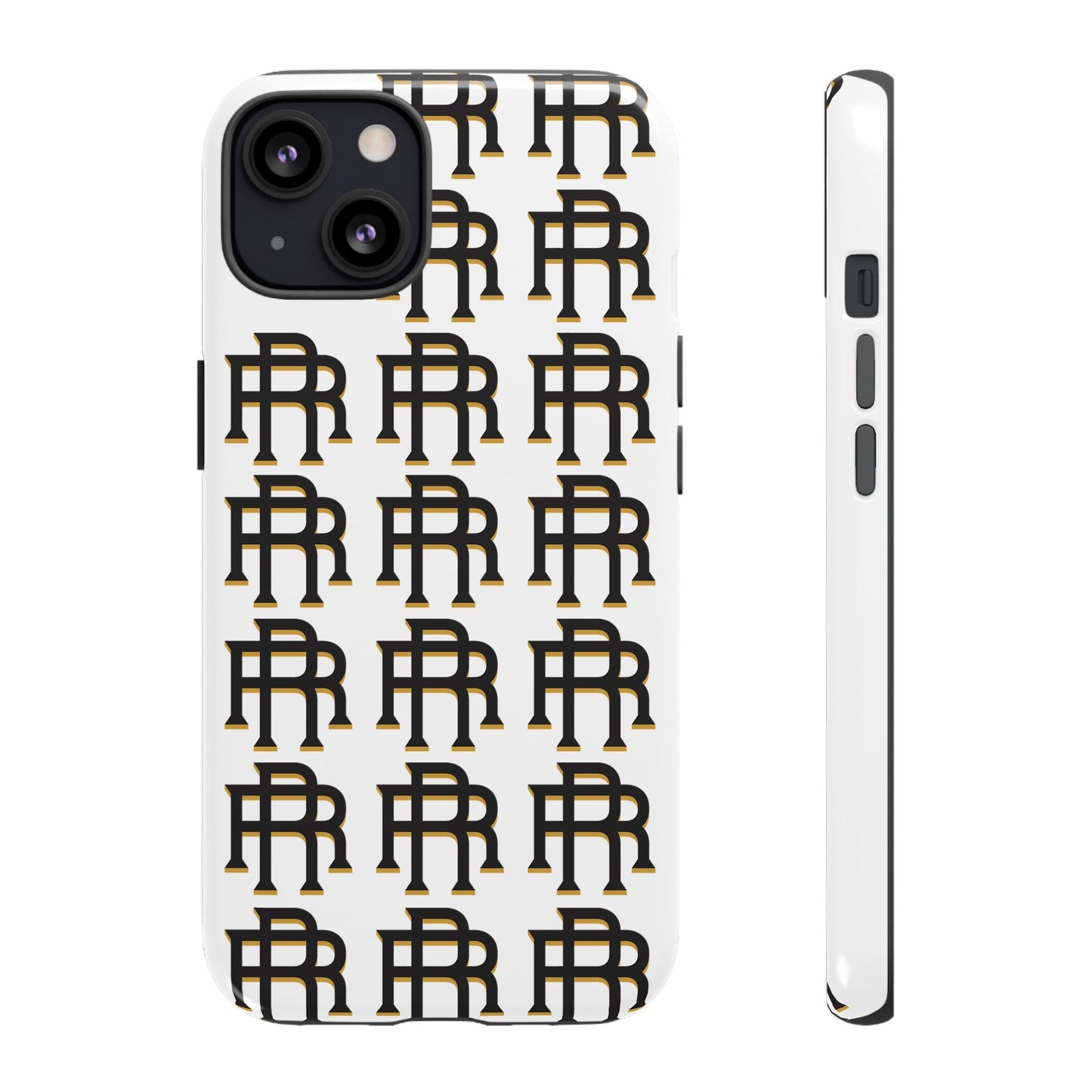 Rise & Roam RR Logo Tough Phone Case - White