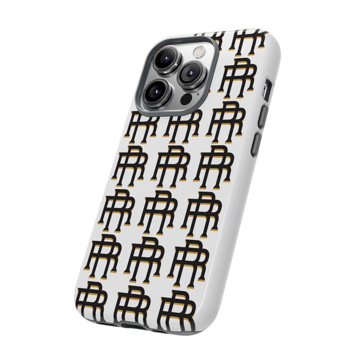 Rise & Roam RR Logo Tough Phone Case - White