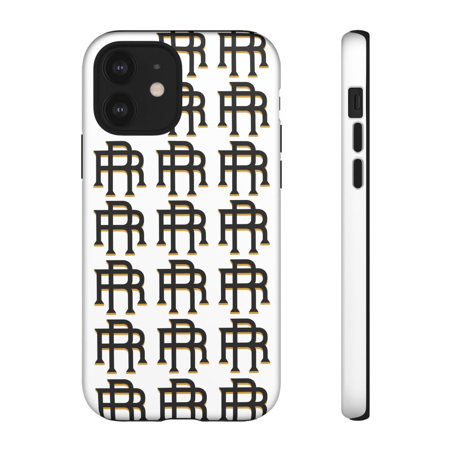 Rise & Roam RR Logo Tough Phone Case - White
