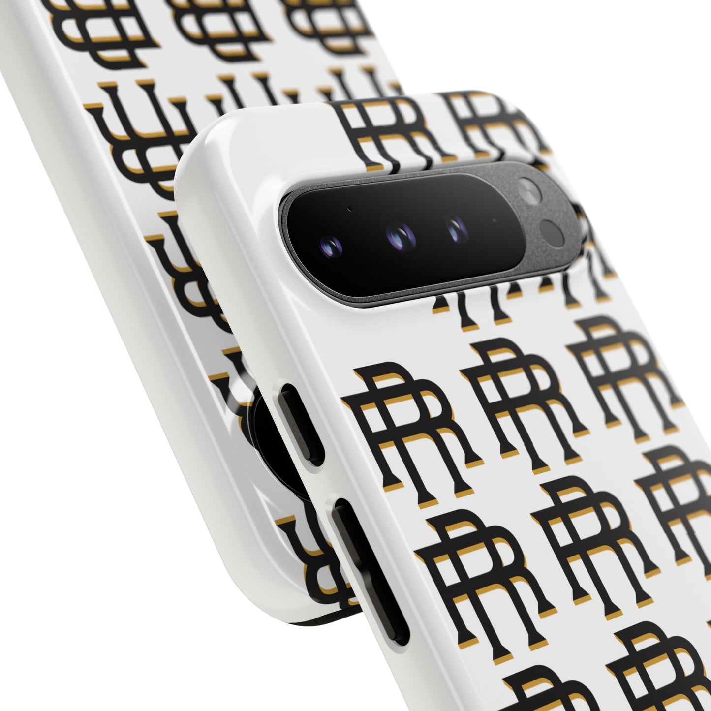 Rise & Roam RR Logo Tough Phone Case - White