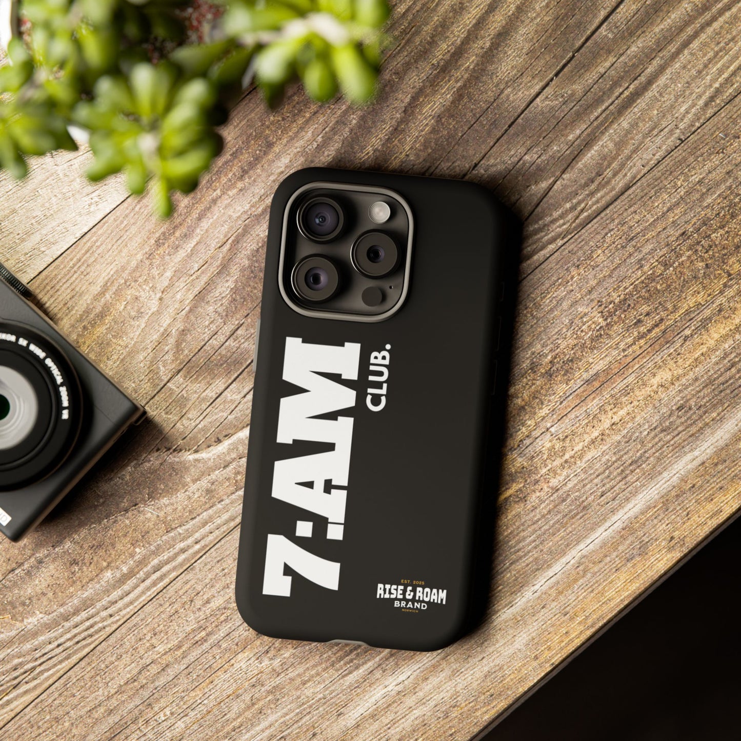 7-AM Club - Rise & Roam Brand Movement - Bold Phone Case
