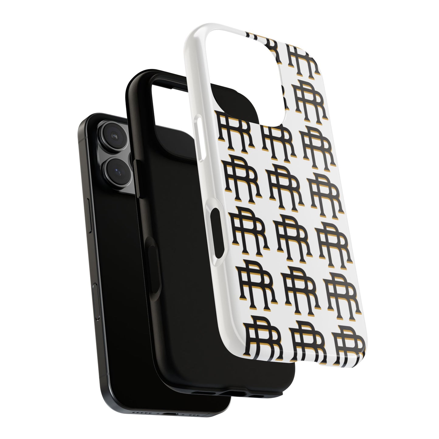 Rise & Roam RR Logo Tough Phone Case - White