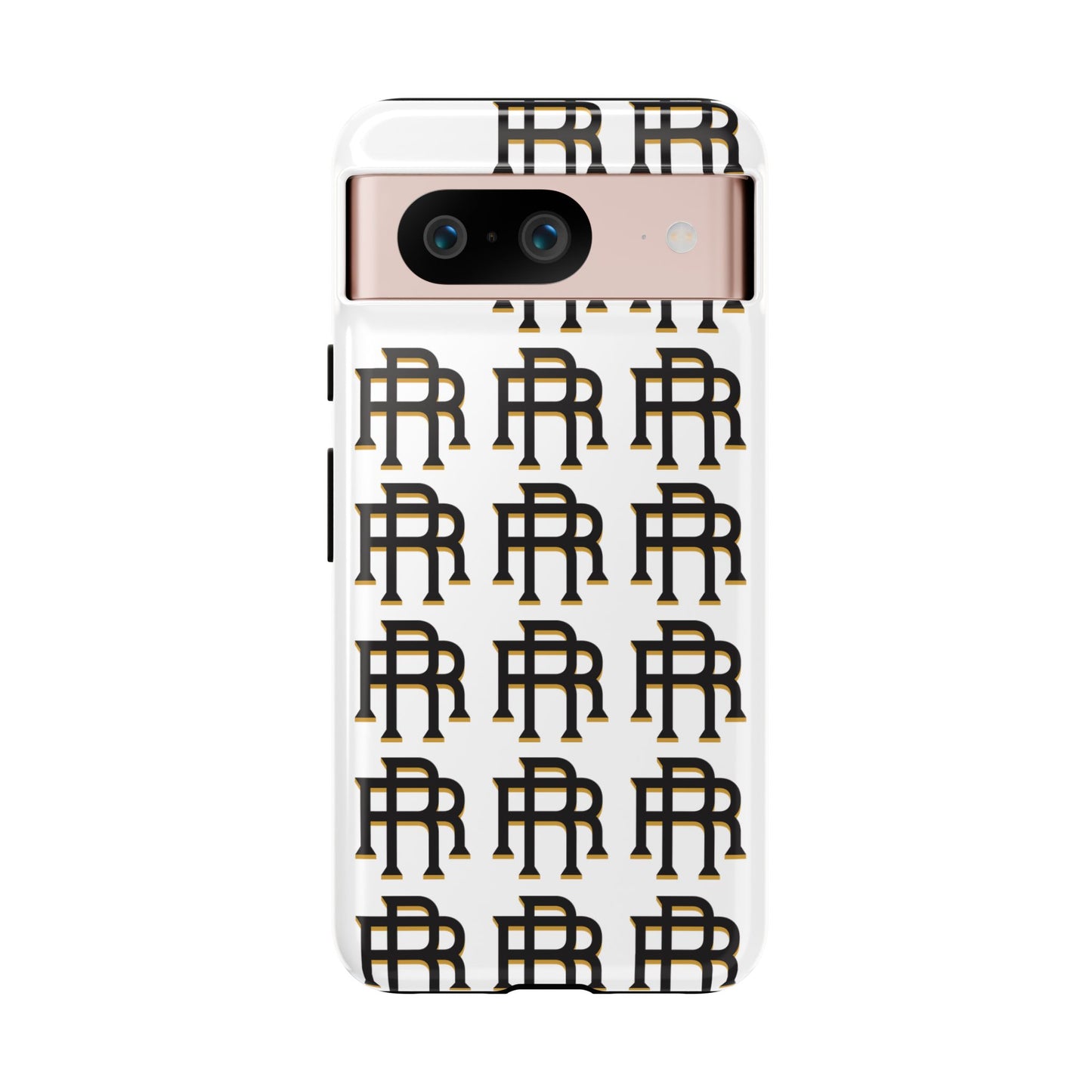 Rise & Roam RR Logo Tough Phone Case - White