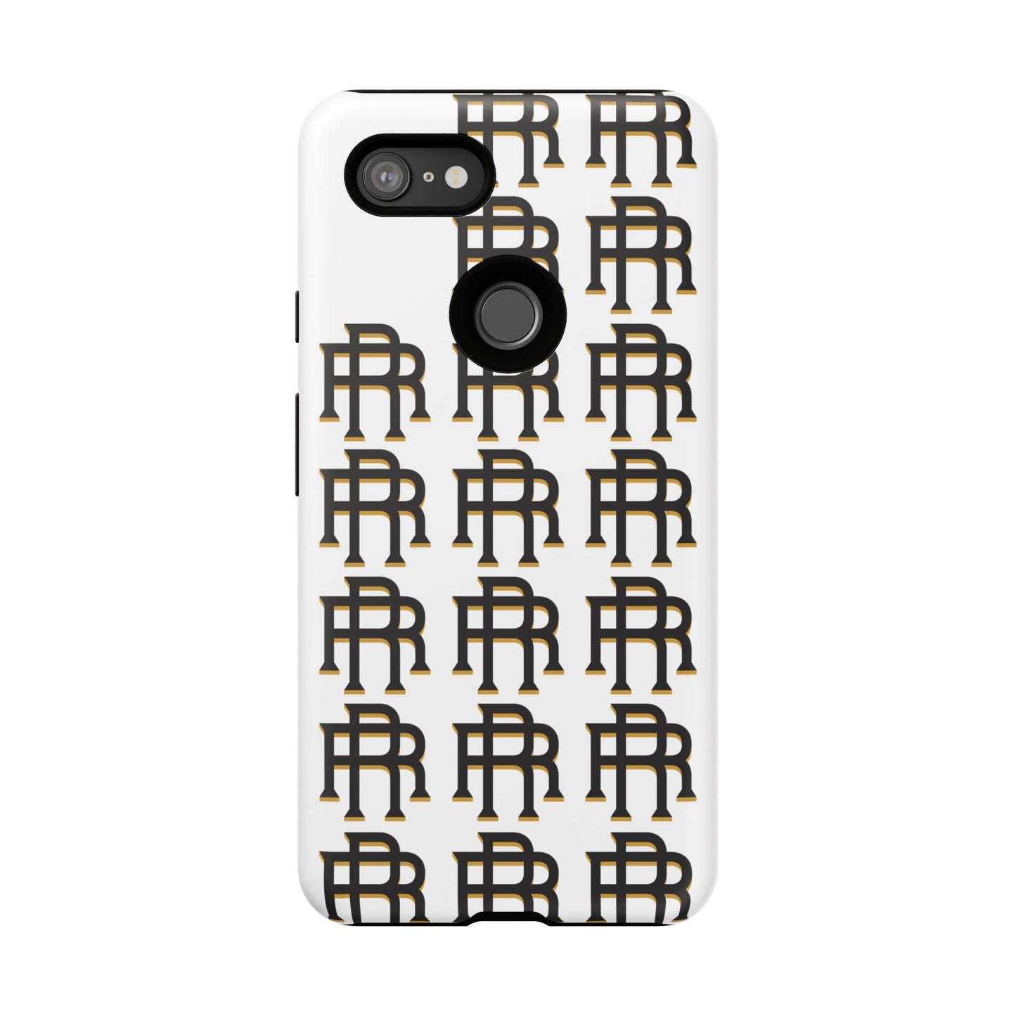 Rise & Roam RR Logo Tough Phone Case - White
