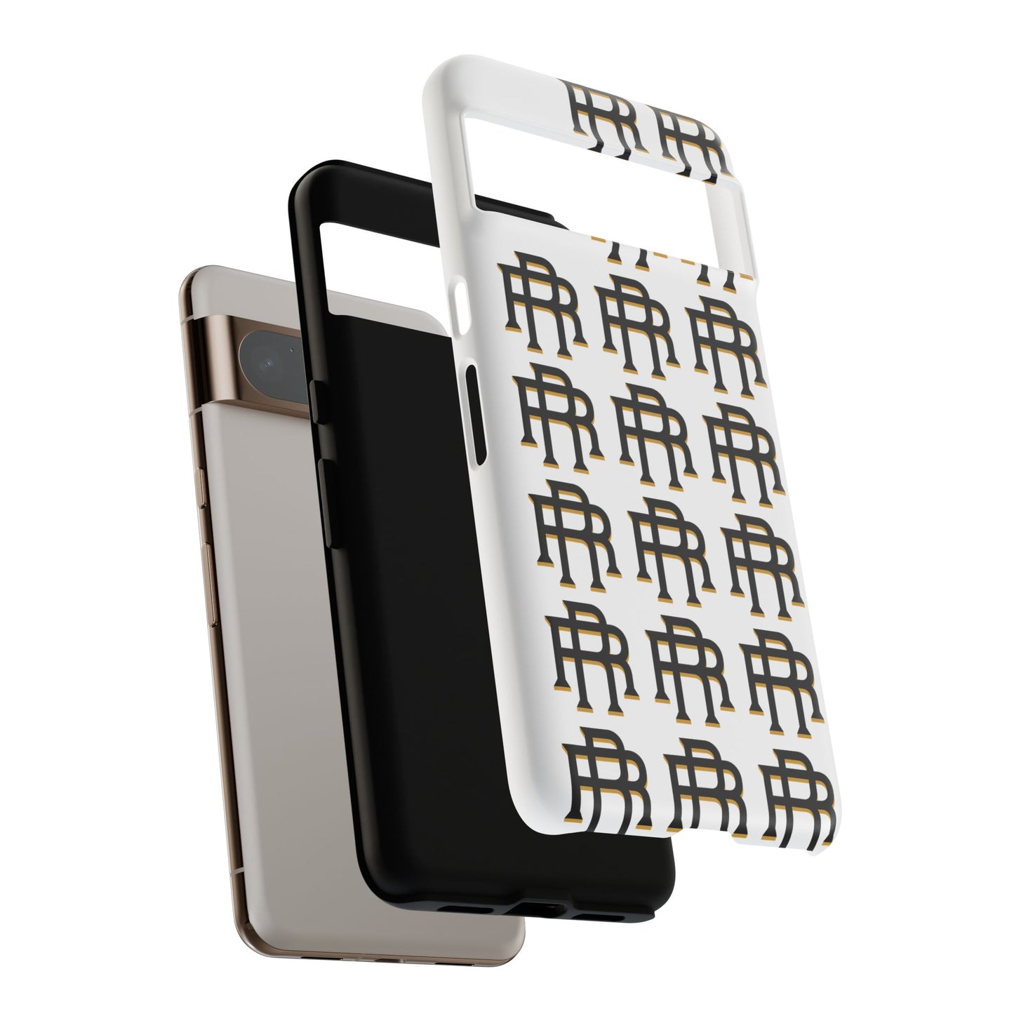 Rise & Roam RR Logo Tough Phone Case - White