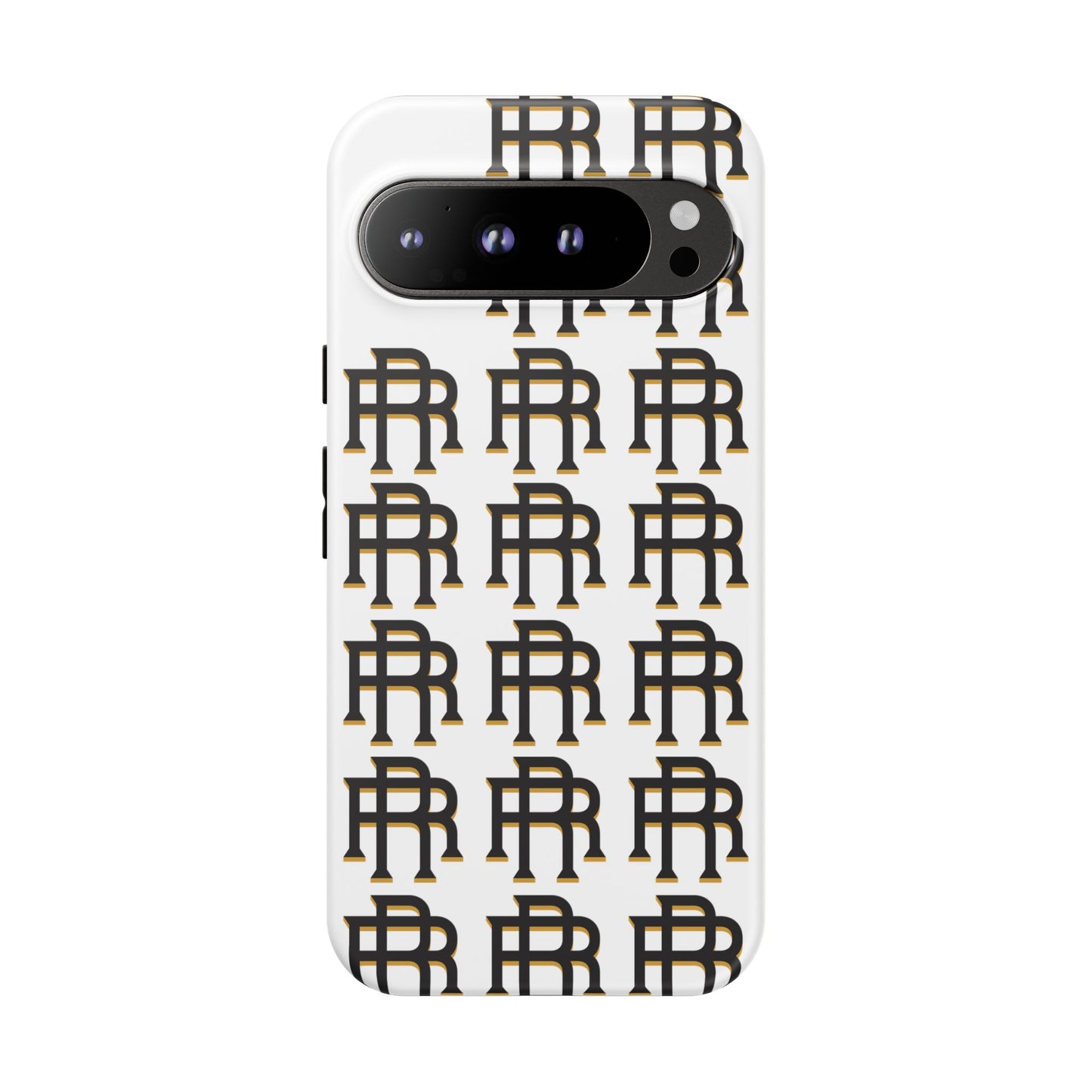 Rise & Roam RR Logo Tough Phone Case - White