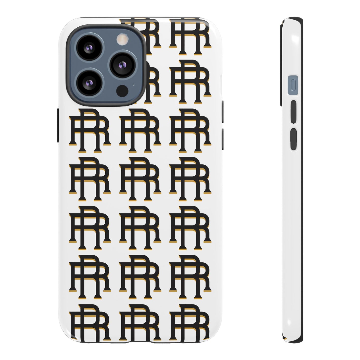 Rise & Roam RR Logo Tough Phone Case - White
