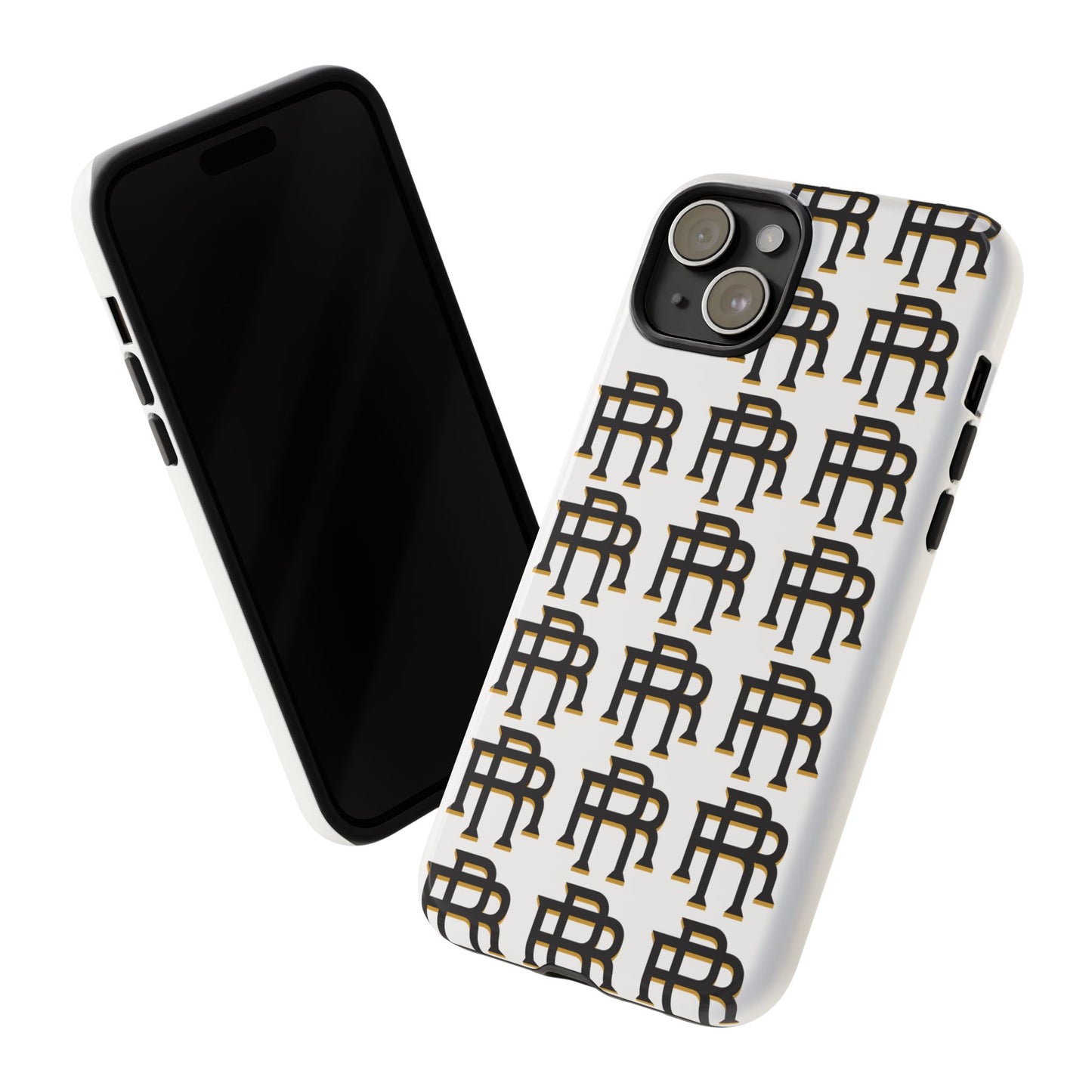 Rise & Roam RR Logo Tough Phone Case - White