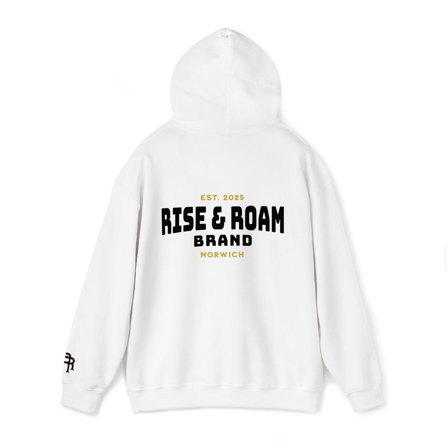 Rise & Roam Brand - Traditional Logo Hooded Sweatshirt