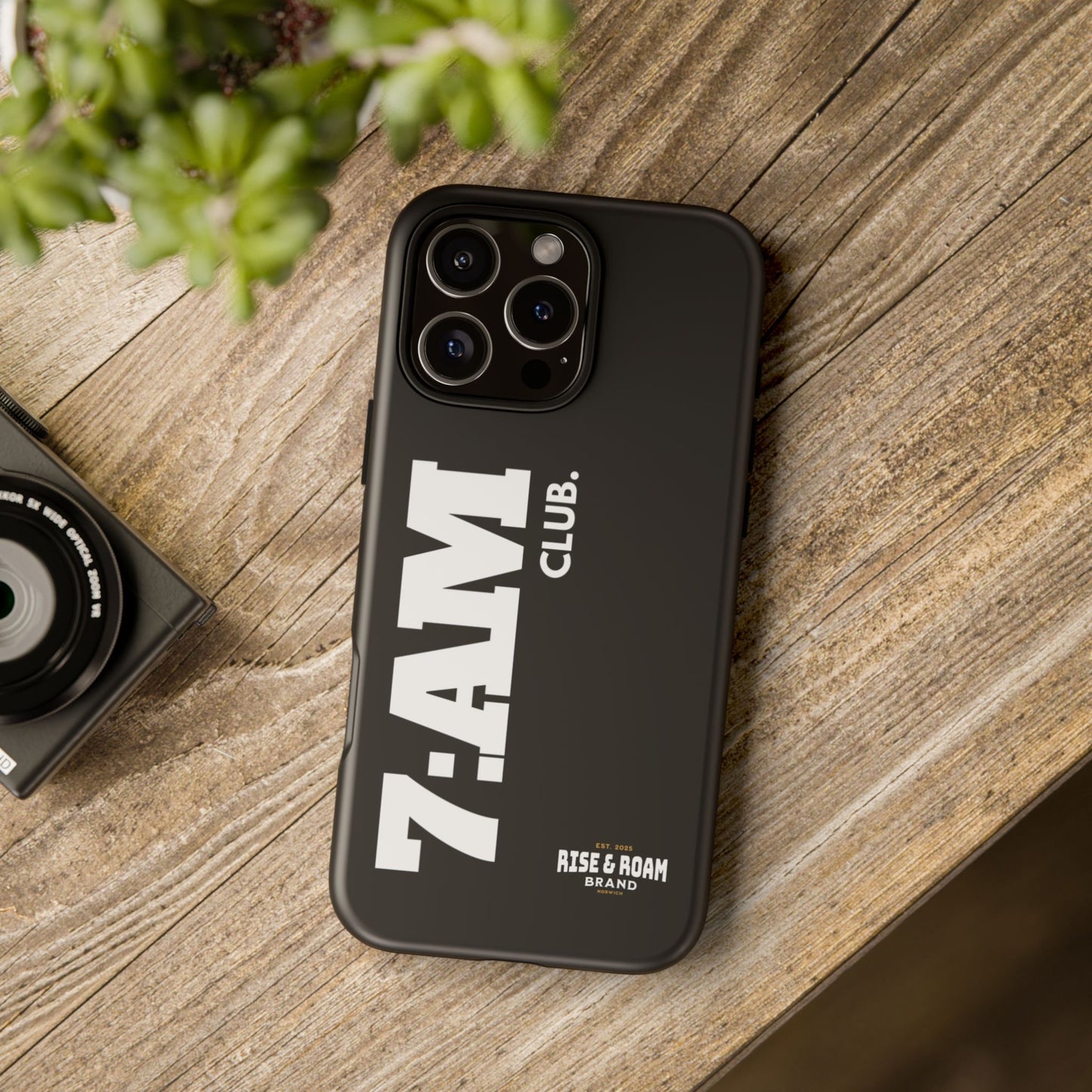 7-AM Club - Rise & Roam Brand Movement - Bold Phone Case