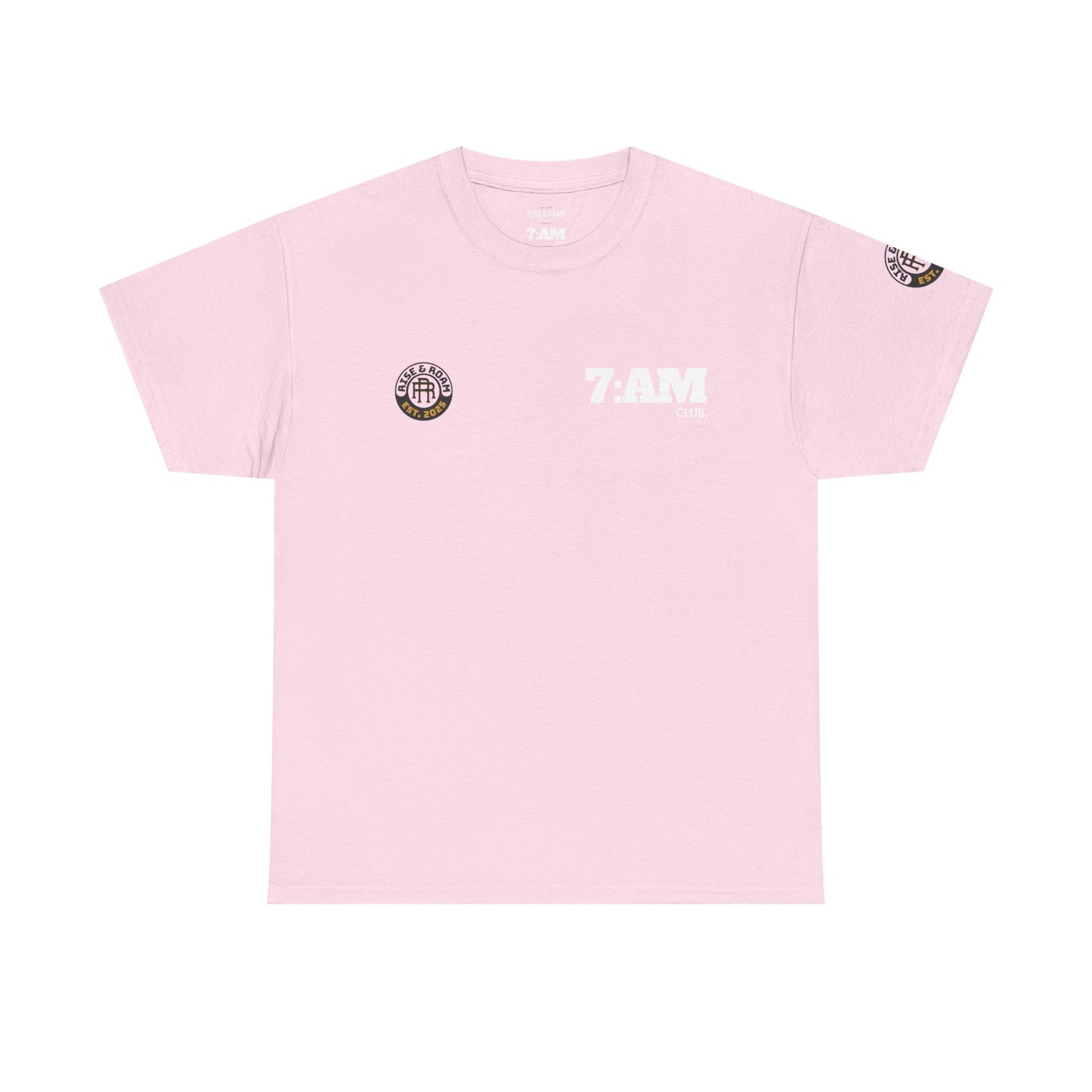 7am Club x Rise & Roam Brand Movement Tee.