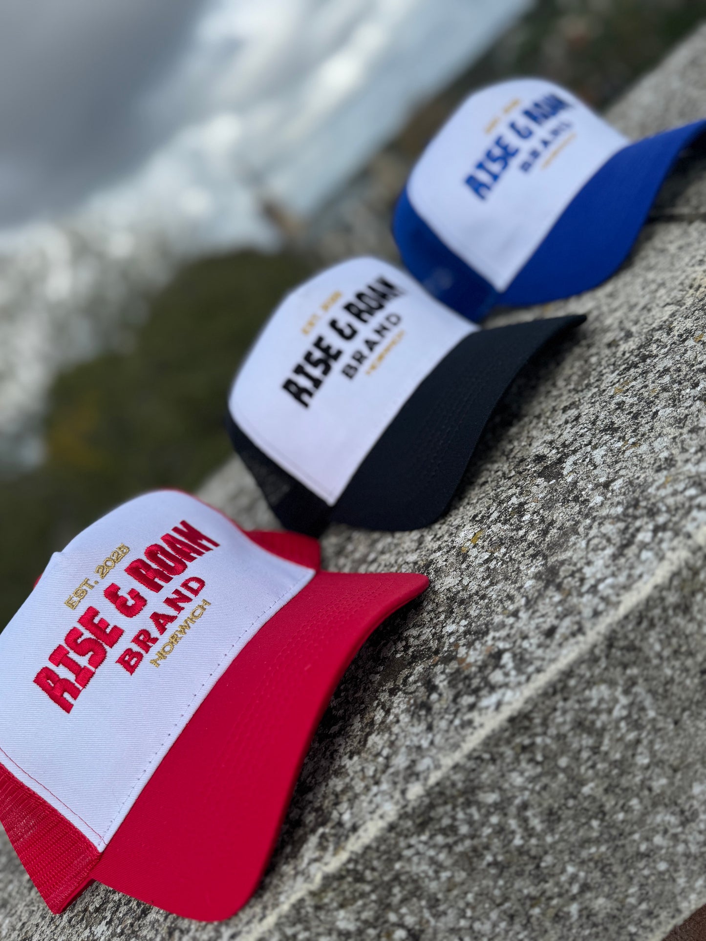 Rise & Ram Brand - Traditional Colour Trucker Caps