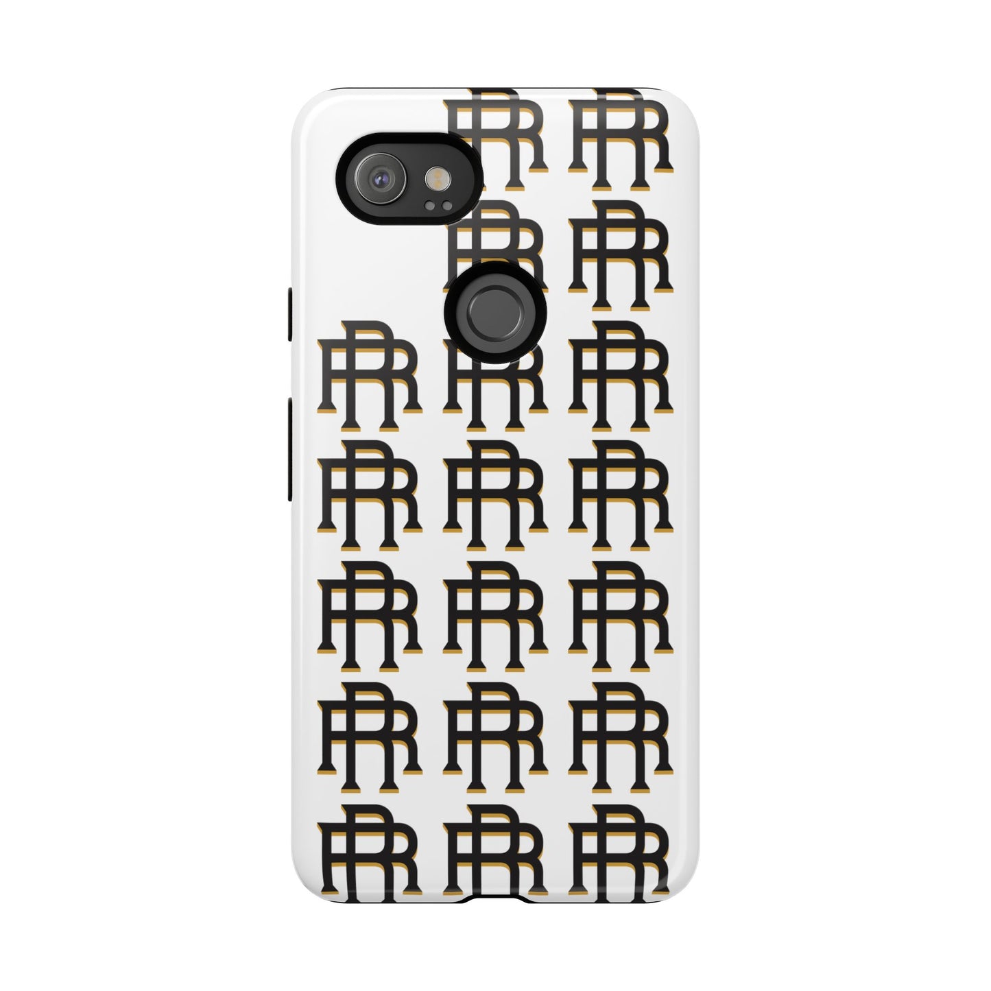 Rise & Roam RR Logo Tough Phone Case - White