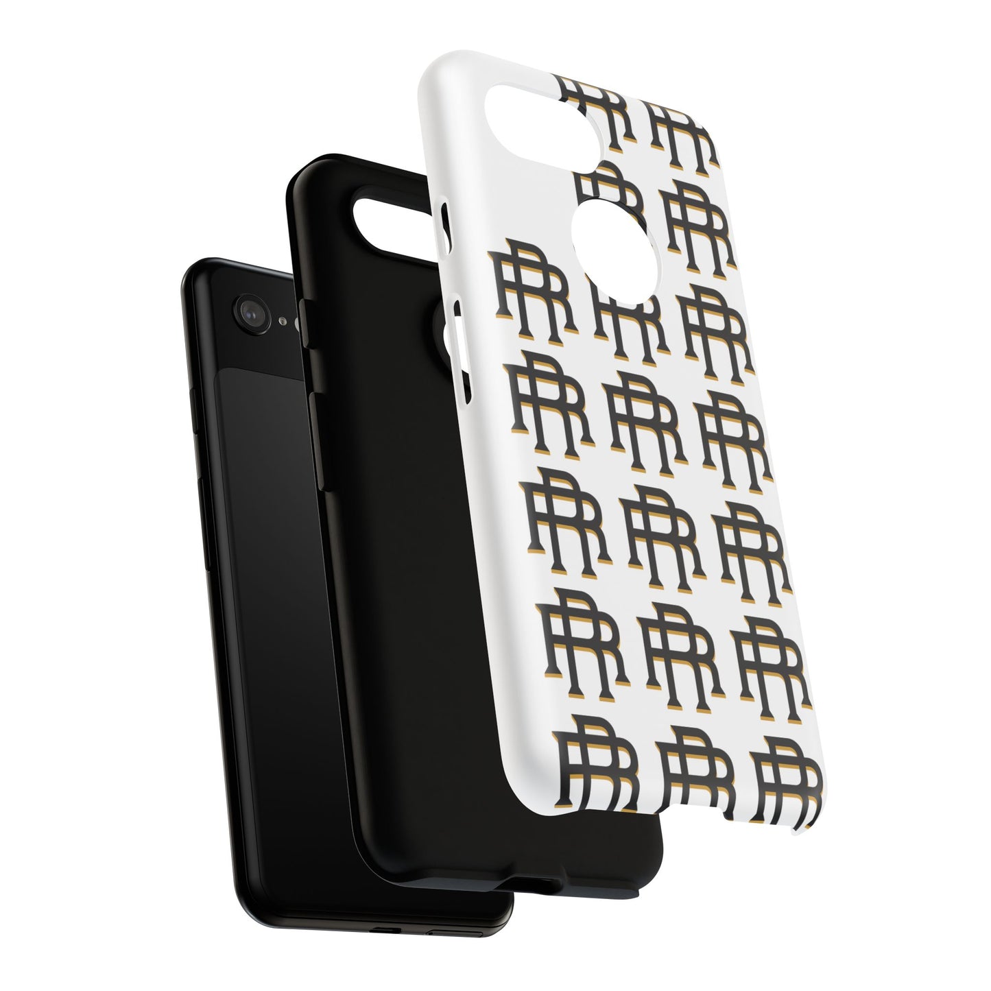 Rise & Roam RR Logo Tough Phone Case - White