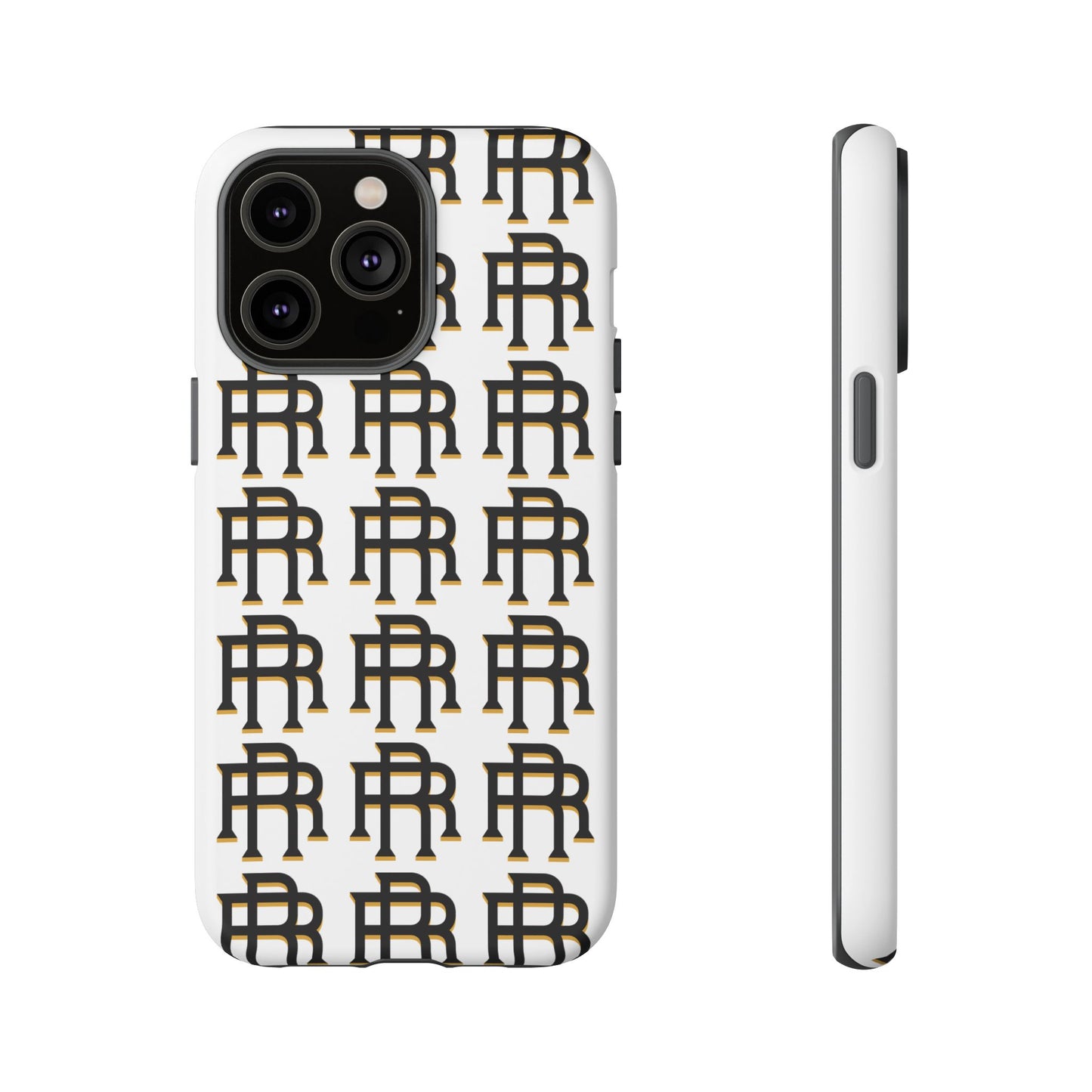 Rise & Roam RR Logo Tough Phone Case - White