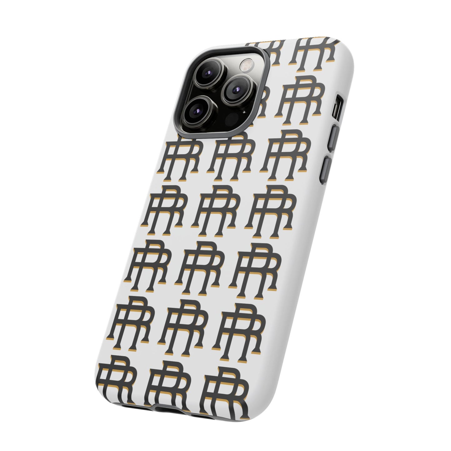 Rise & Roam RR Logo Tough Phone Case - White