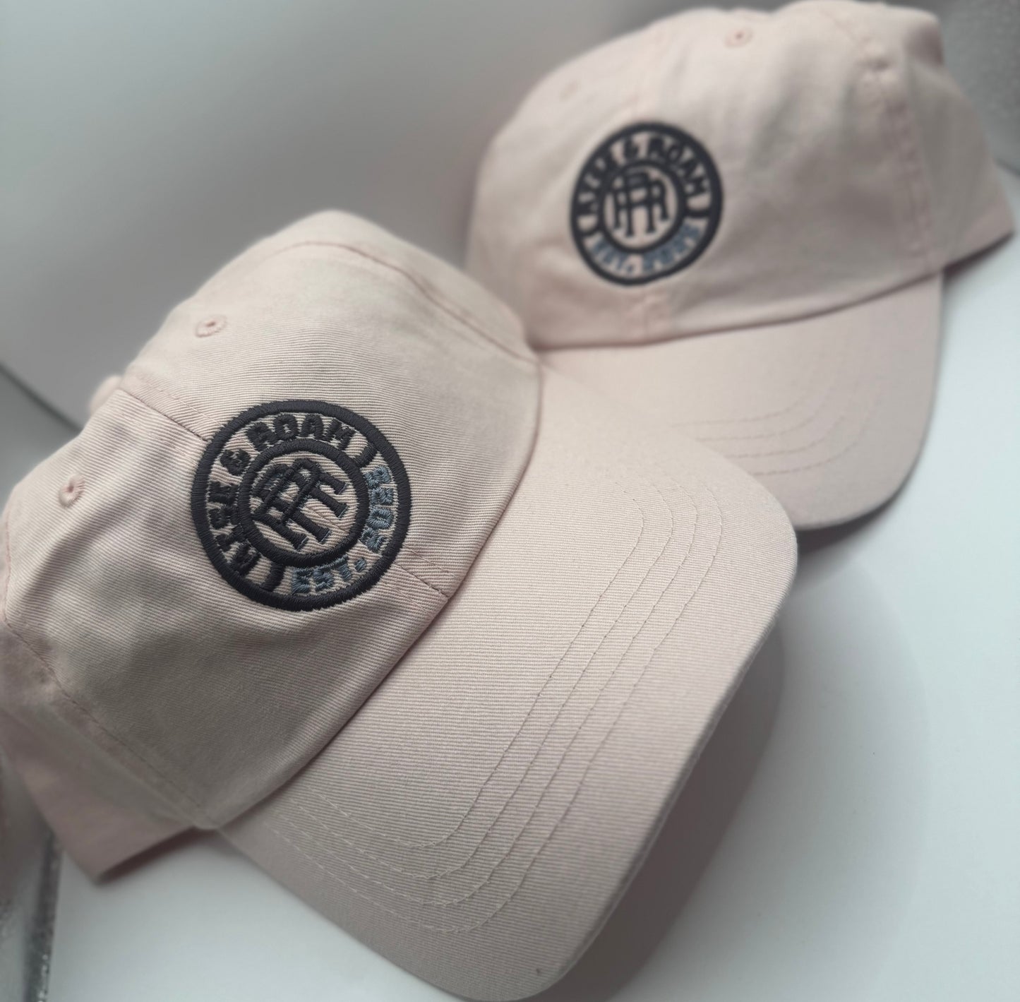 Rise & Roam Brand - Classic Logo Dad Caps.