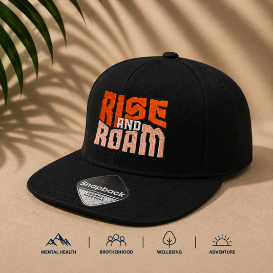 Rise & Roam Brand - Rise Above, Roam Freely Snap-Back Cap